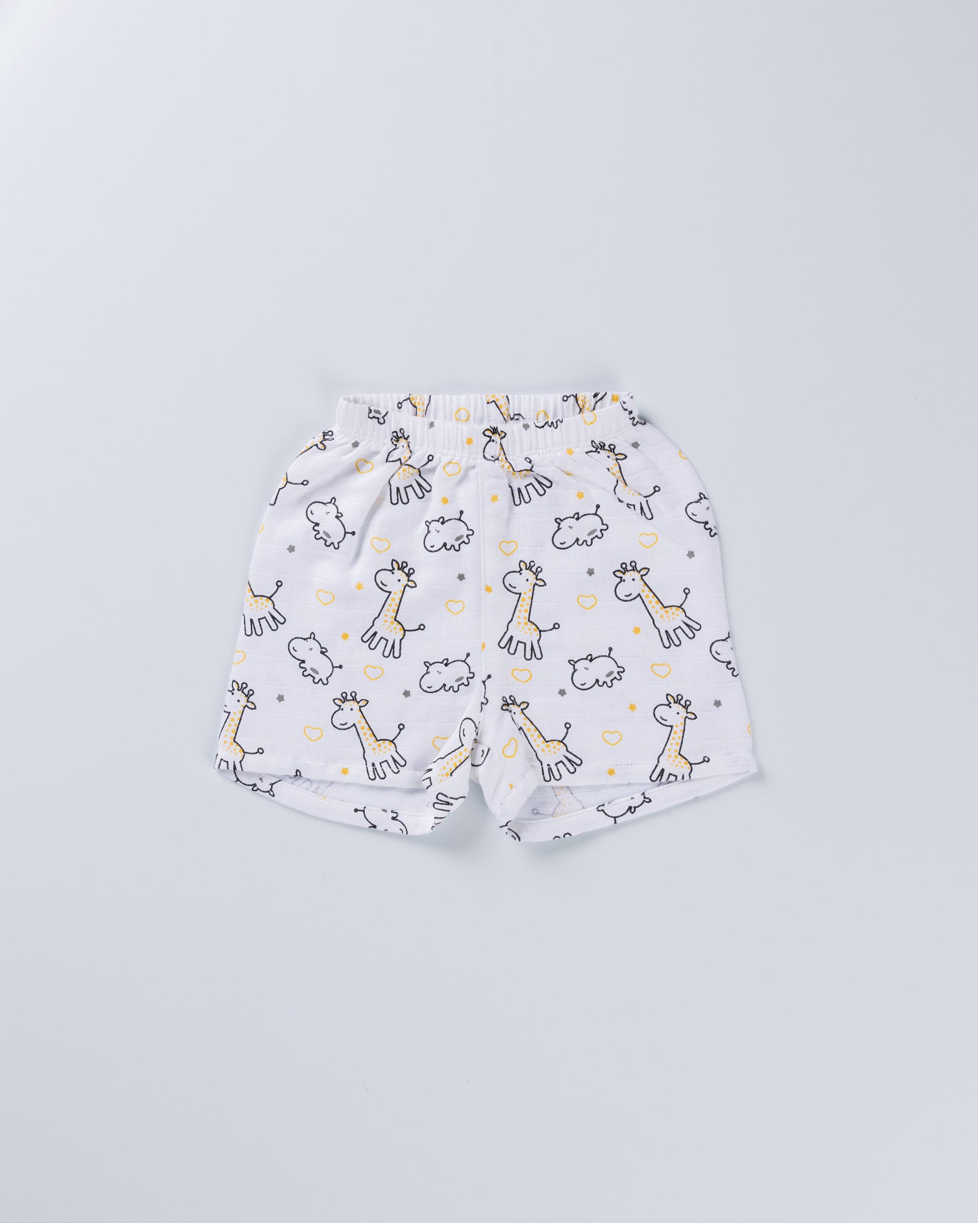 SAFARI SNUGGLES MUSLIN SHORT SET