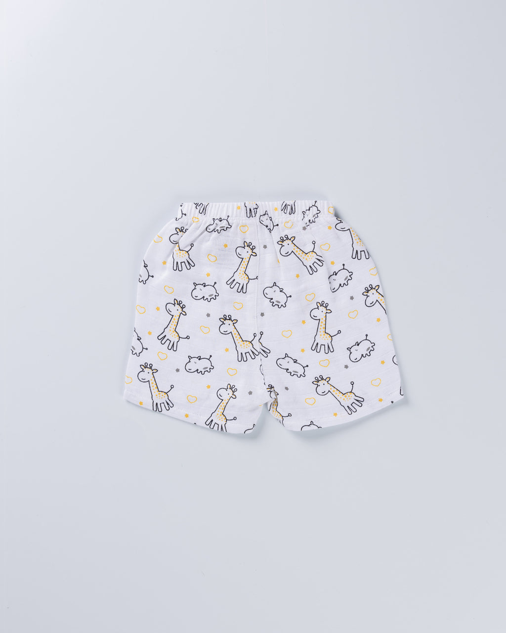 SAFARI SNUGGLES MUSLIN SHORT SET
