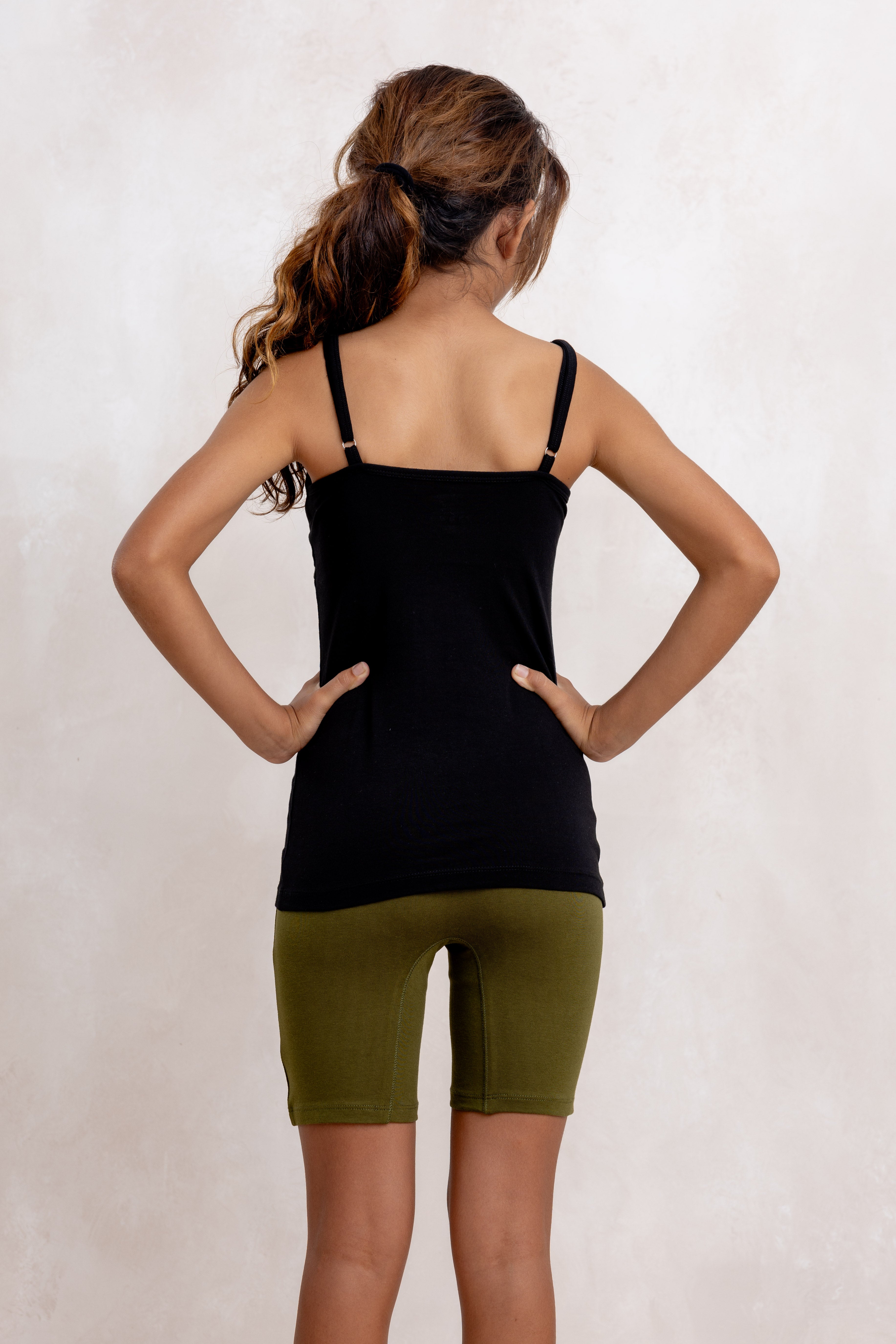 BLACK PADDED CAMISOLE