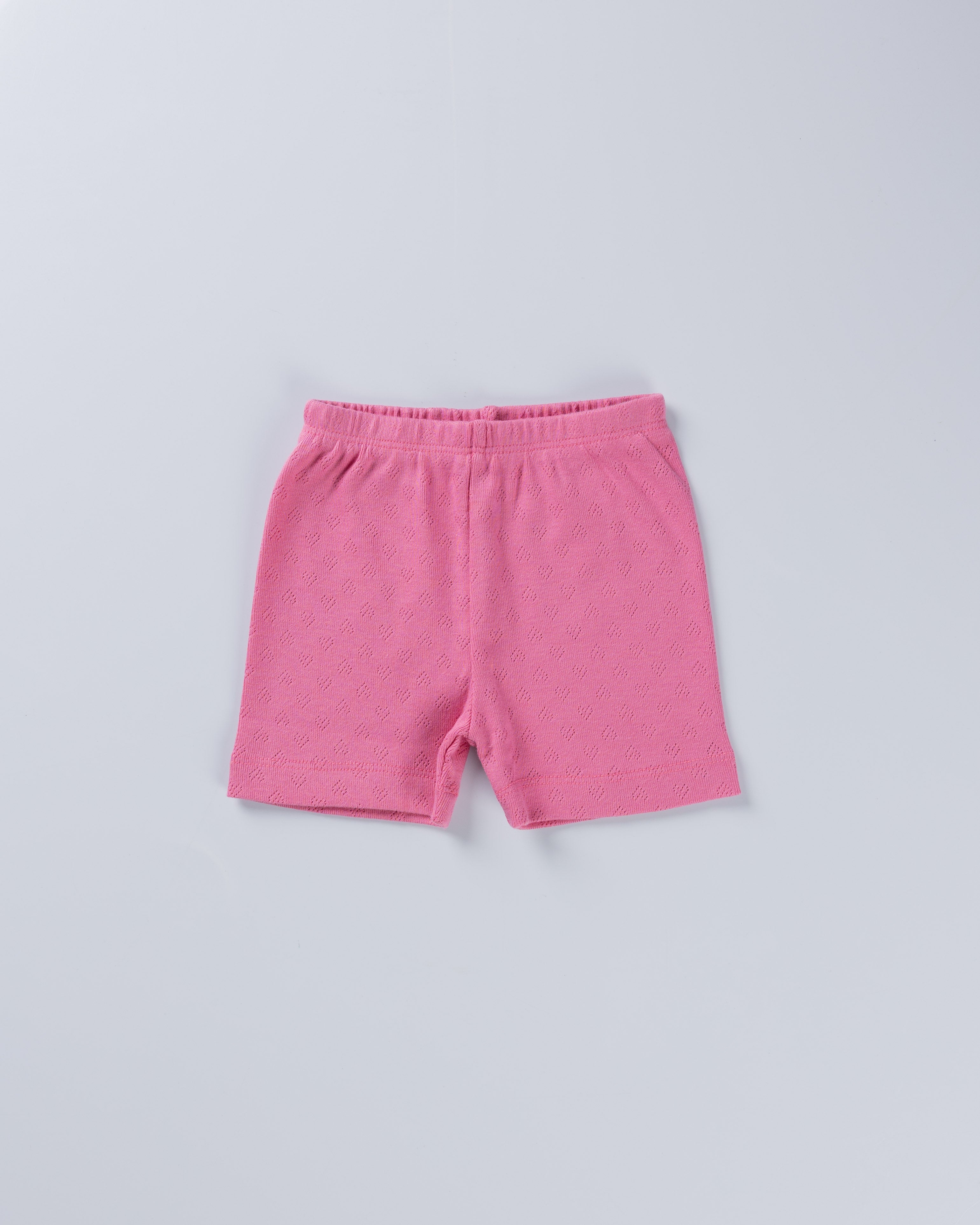 PINK VEST AND SHORT SET