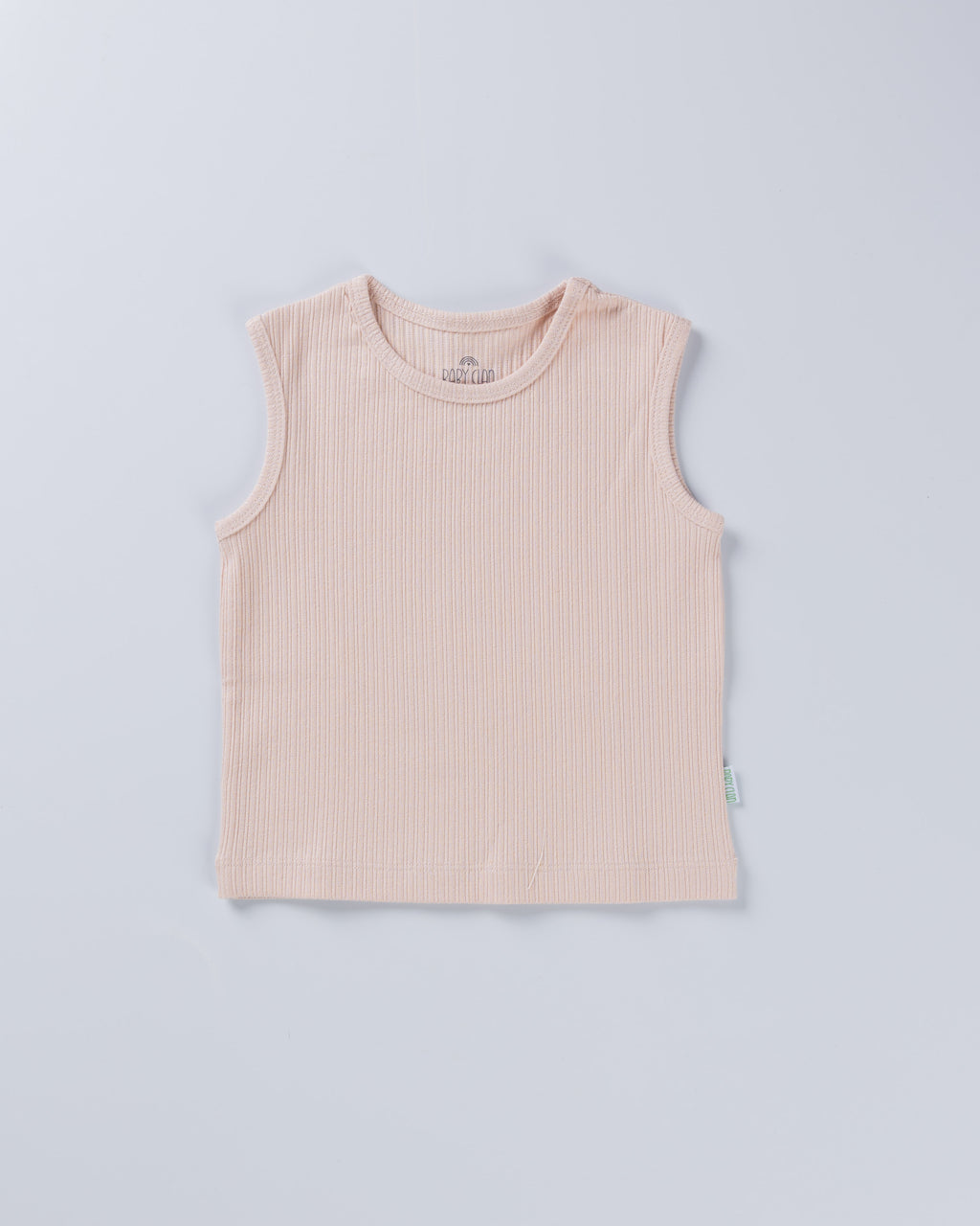 SOFT ORANGE POINTELLE VEST AND SHORT SET