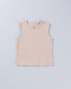 SOFT ORANGE POINTELLE VEST AND SHORT SET