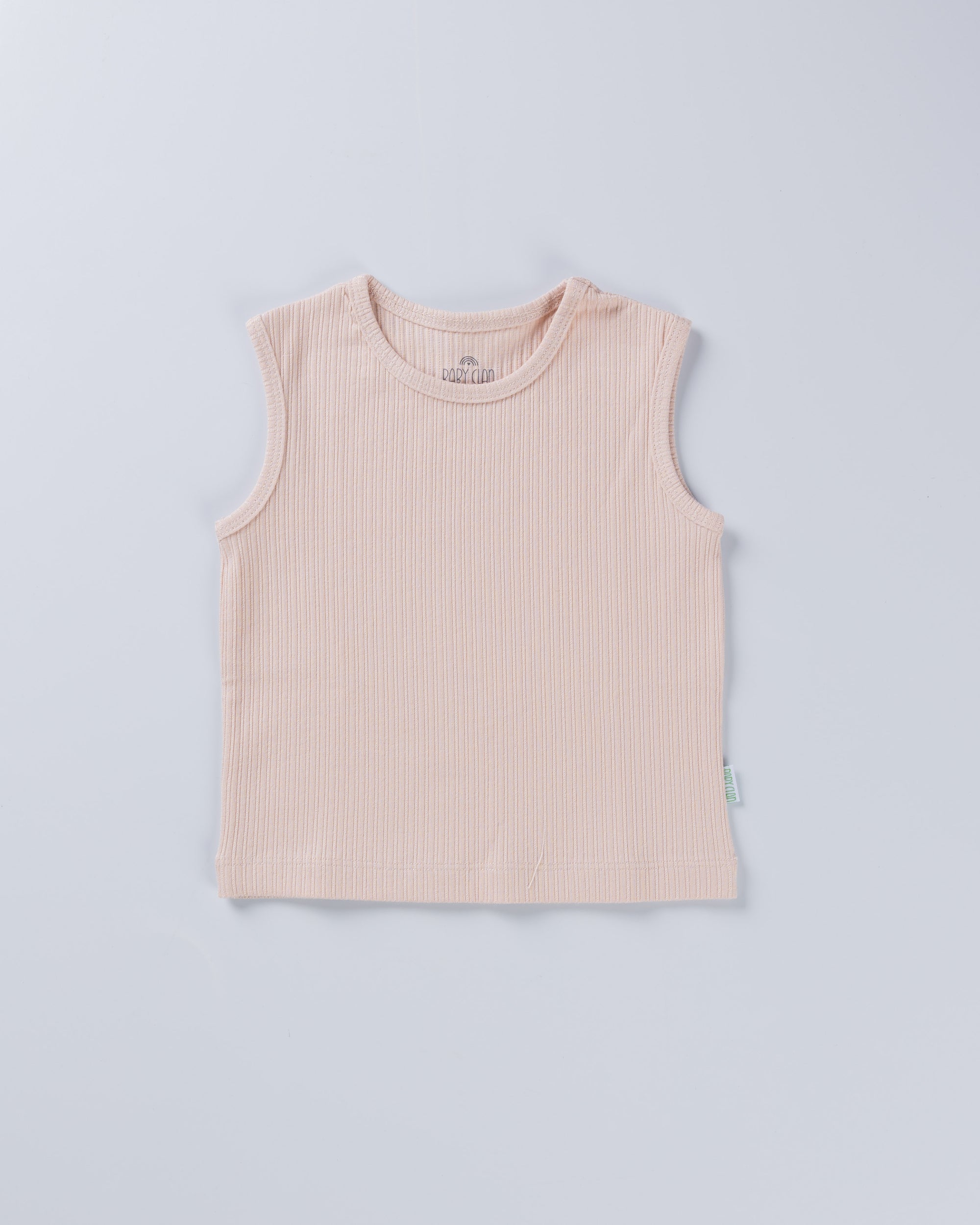 SOFT ORANGE POINTELLE VEST AND SHORT SET