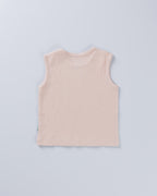 SOFT ORANGE POINTELLE VEST AND SHORT SET