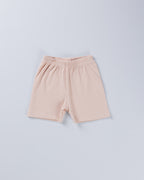 SOFT ORANGE POINTELLE VEST AND SHORT SET