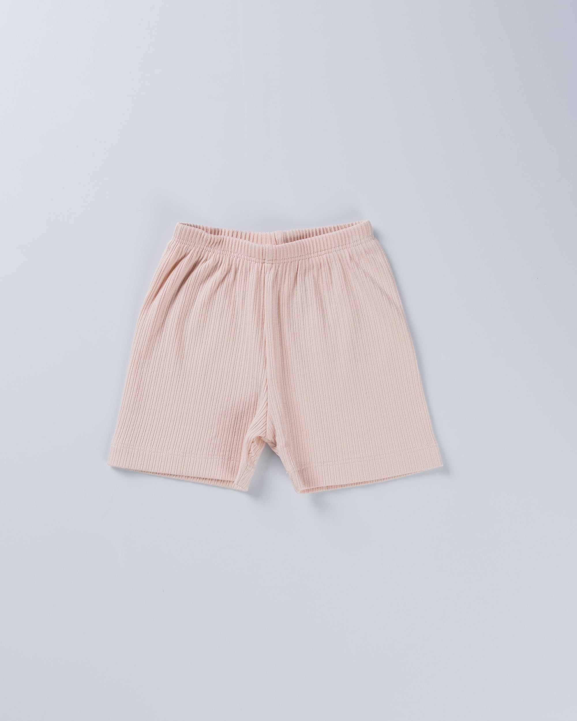SOFT ORANGE POINTELLE VEST AND SHORT SET