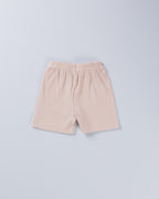 SOFT ORANGE POINTELLE VEST AND SHORT SET