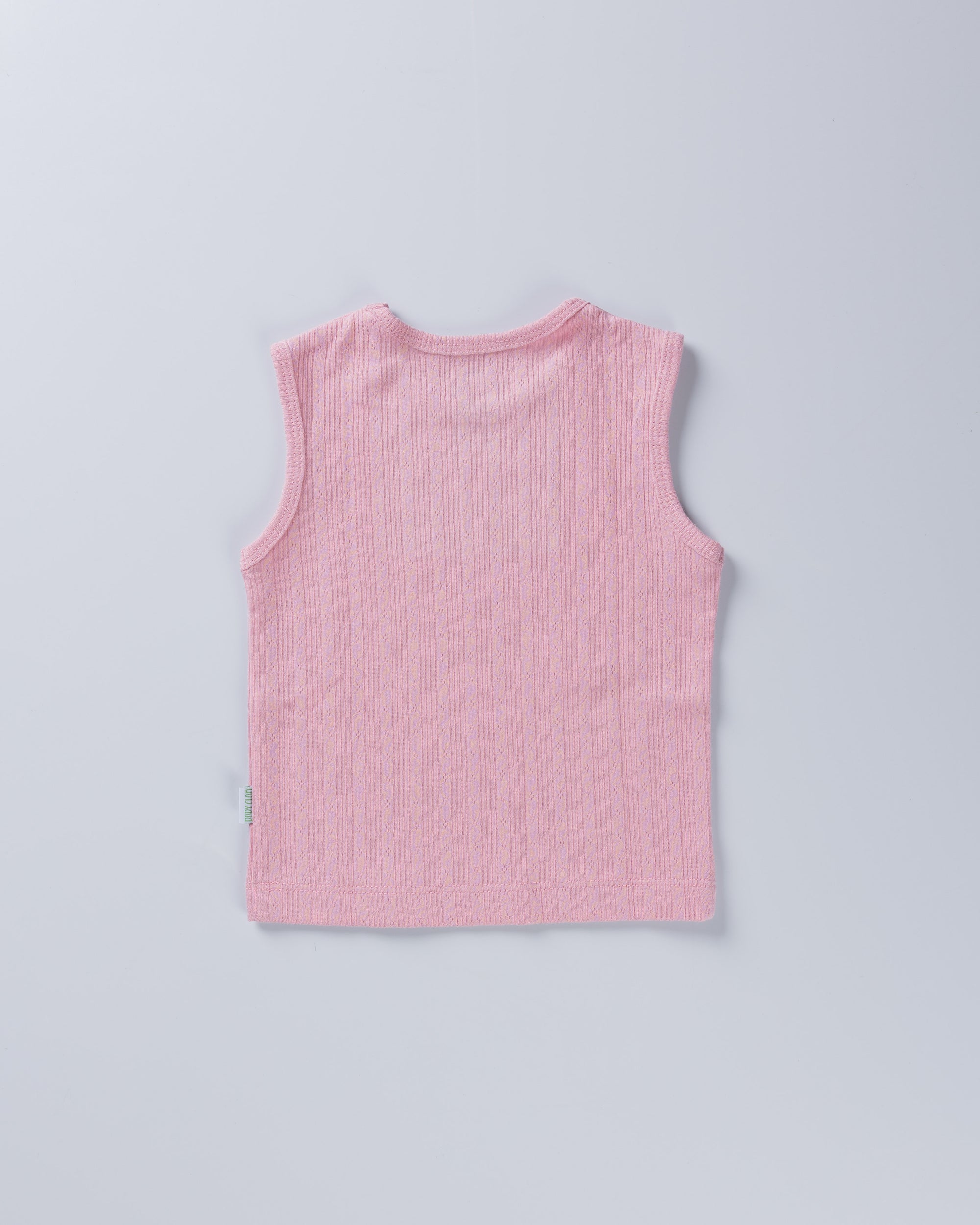 BABY PINK POINTELLE VEST