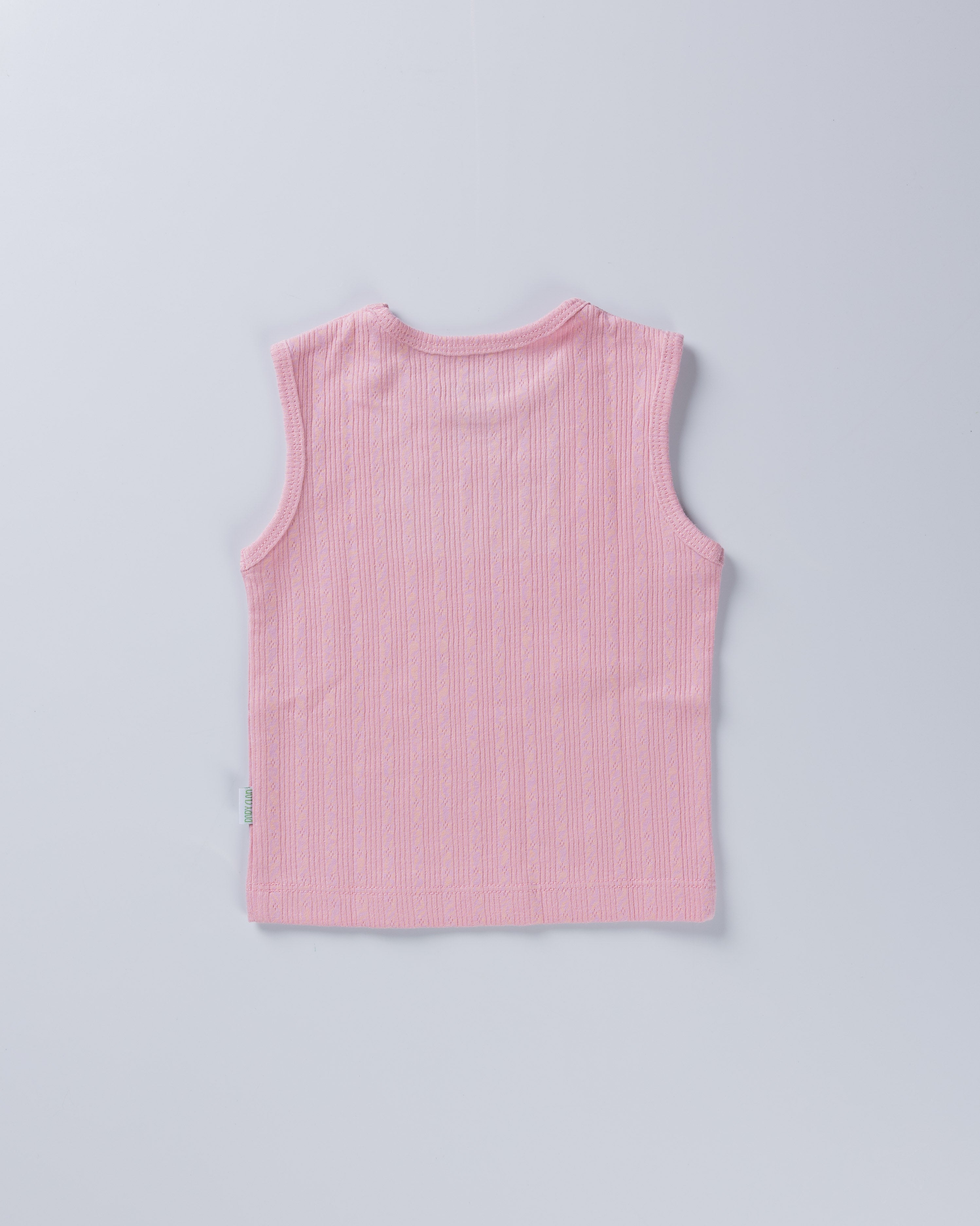 BABY PINK POINTELLE VEST