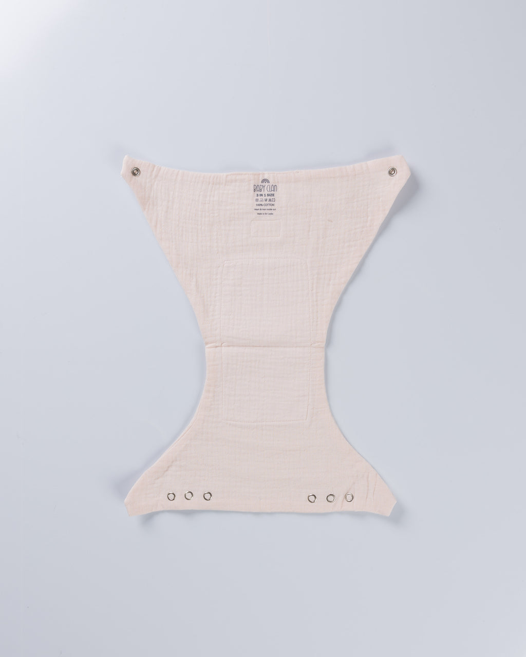 BEIGEBUM  NAPPY WITH SNAP BUTTONS