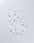 TWINKLE STAR MUSLIN SHORT SET