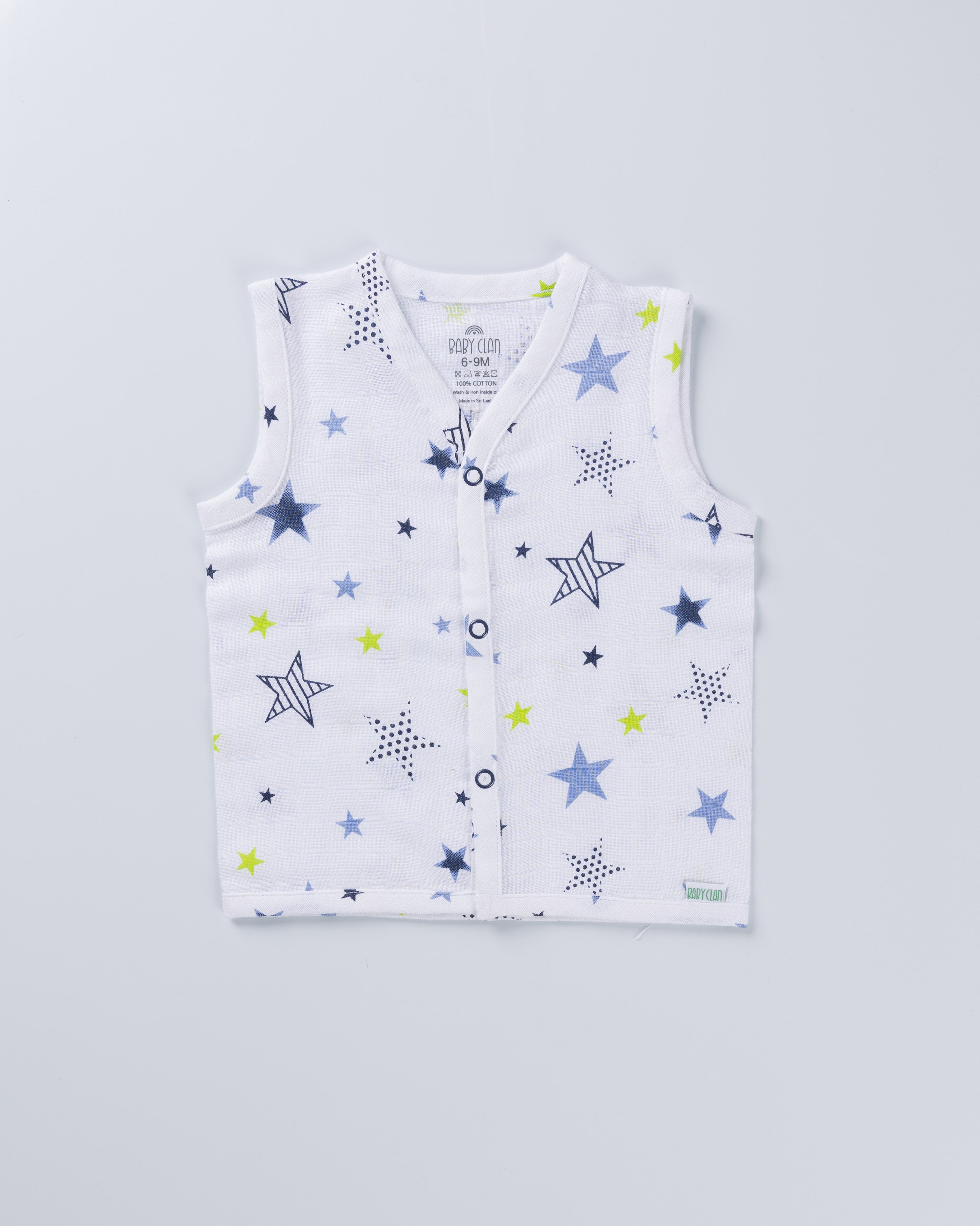 TWINKLE STAR MUSLIN SHORT SET