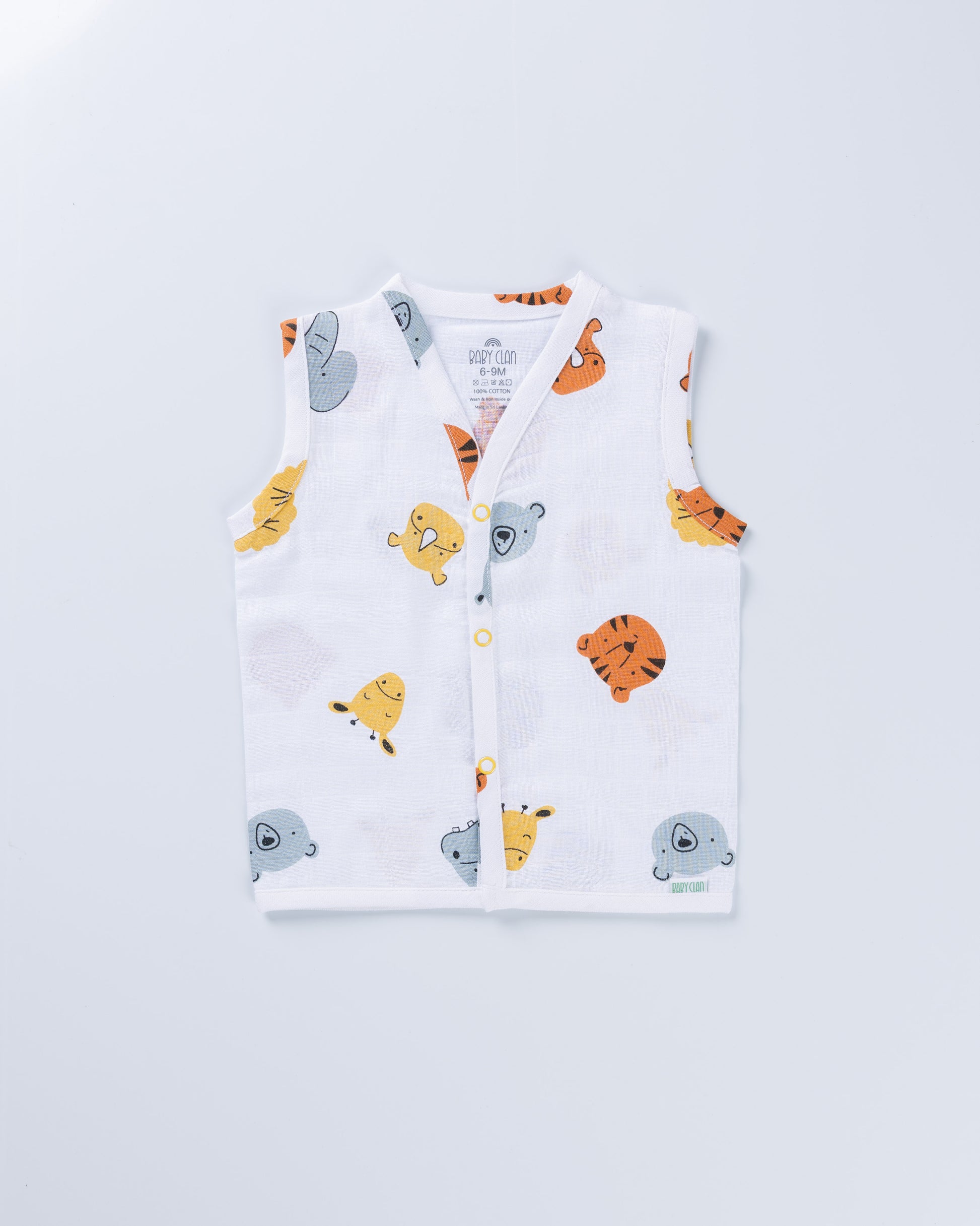 SAFARI FRIENDS MUSLIN SHORT SET