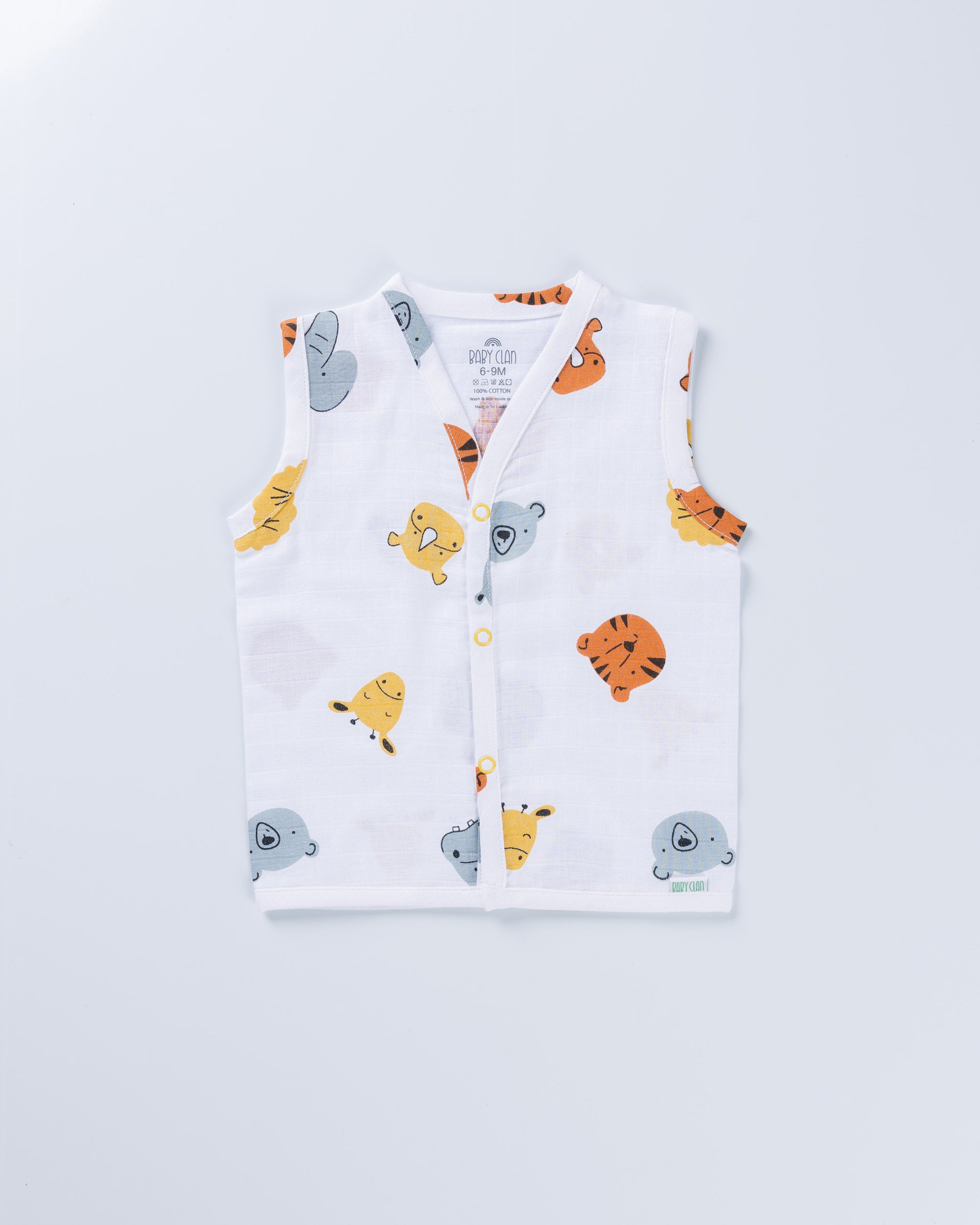 SAFARI FRIENDS MUSLIN SHORT SET