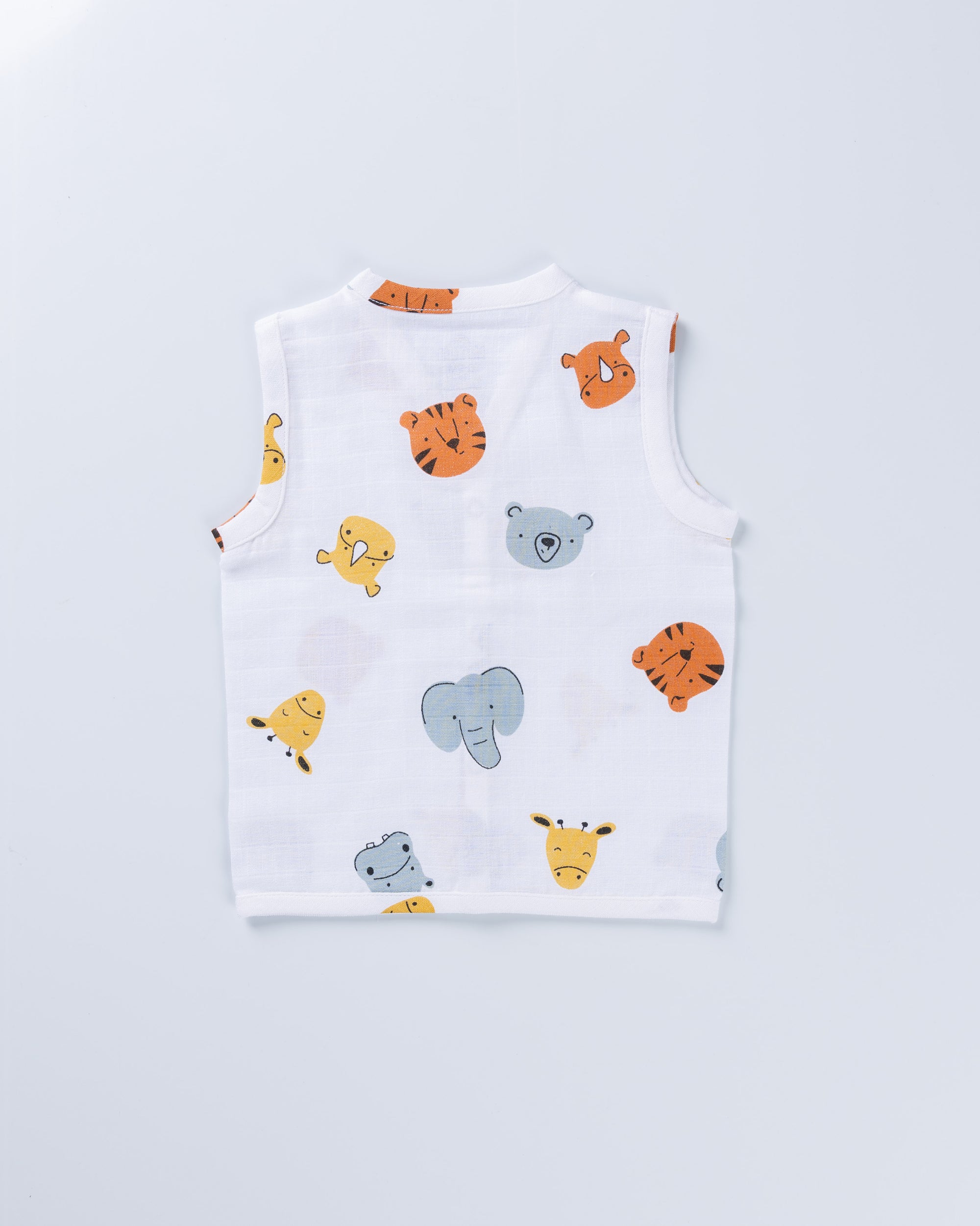 SAFARI FRIENDS MUSLIN SHORT SET
