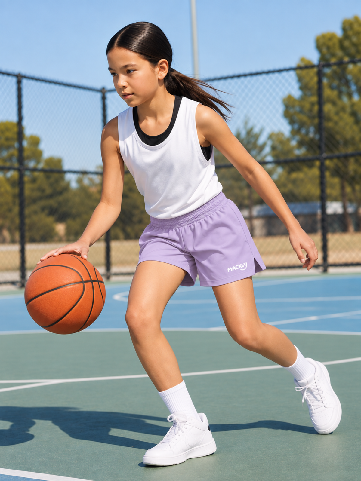 GIRLS’ AIRDRIFT SPLIT SHORT (4–16 YRS)