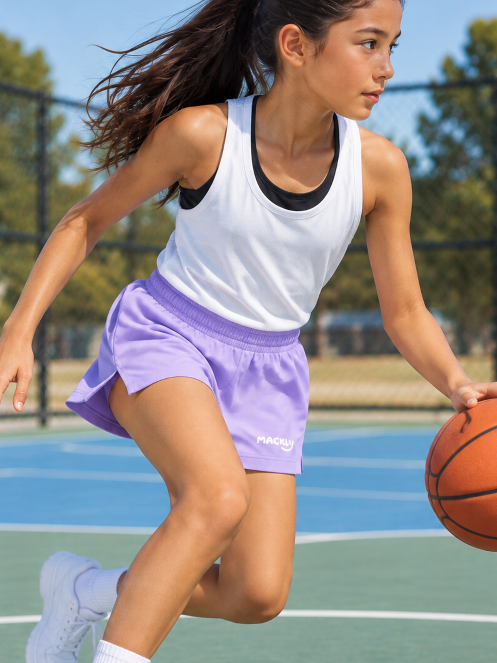 GIRLS’ AIRDRIFT SPLIT SHORT (4–16 YRS)