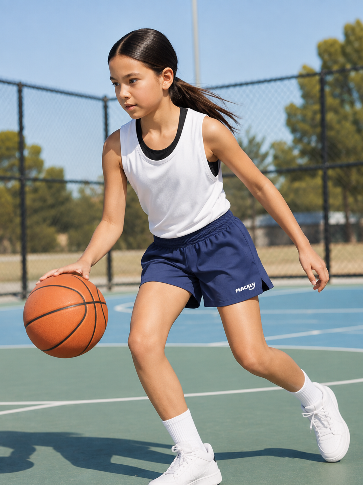GIRLS’ AIRDRIFT SPLIT SHORT (4–16 YRS)