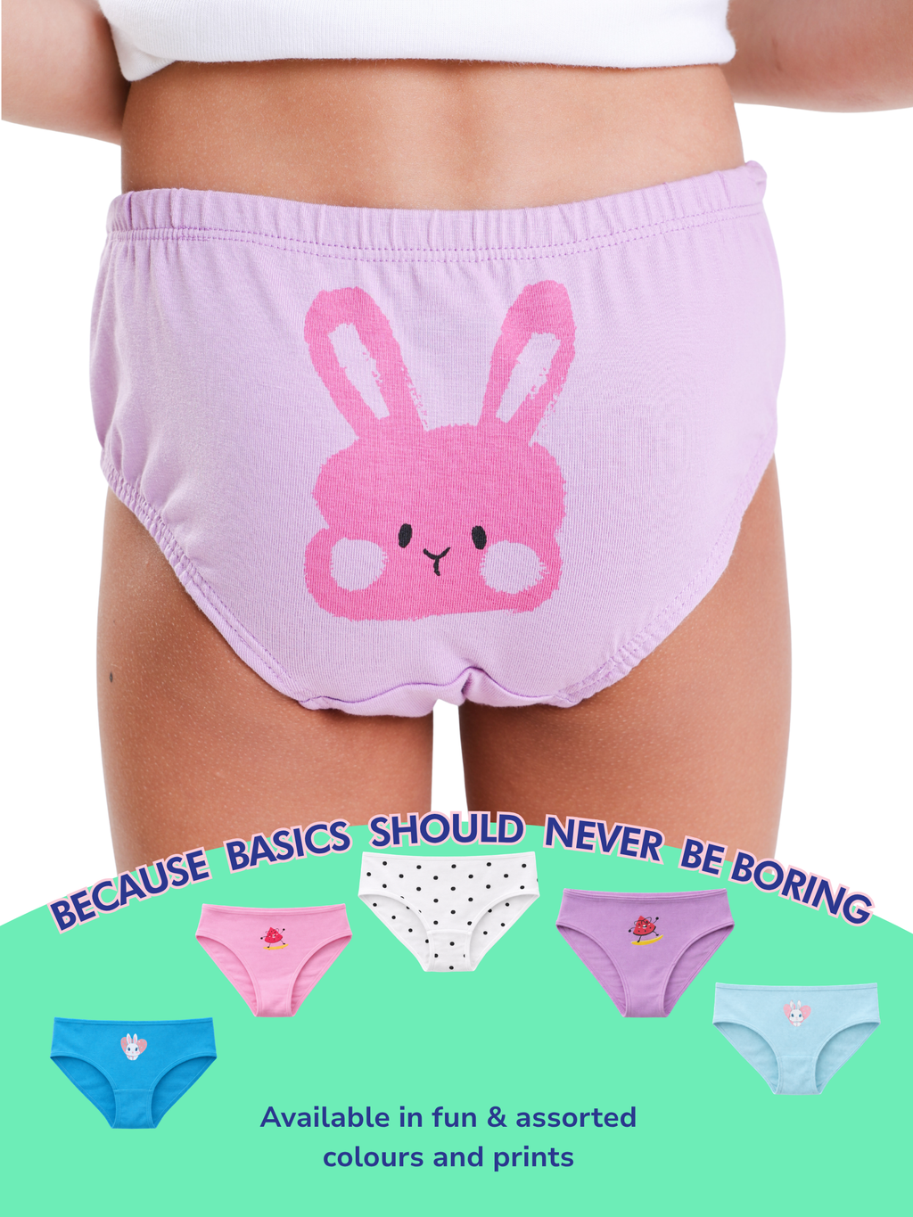 UNICORN BLOSSOM CLASSIC FIT BRIEF - 3 PACK