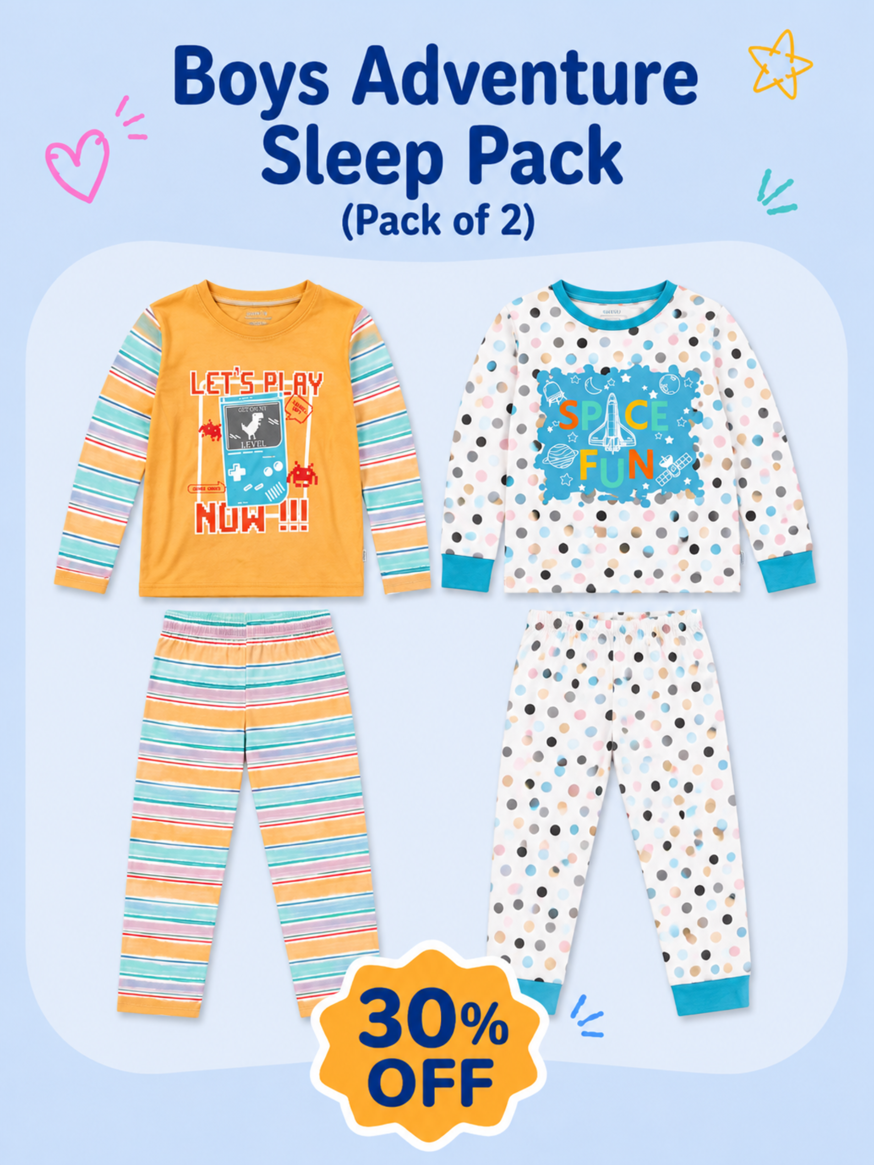BOYS ADVENTURE SLEEP PACK