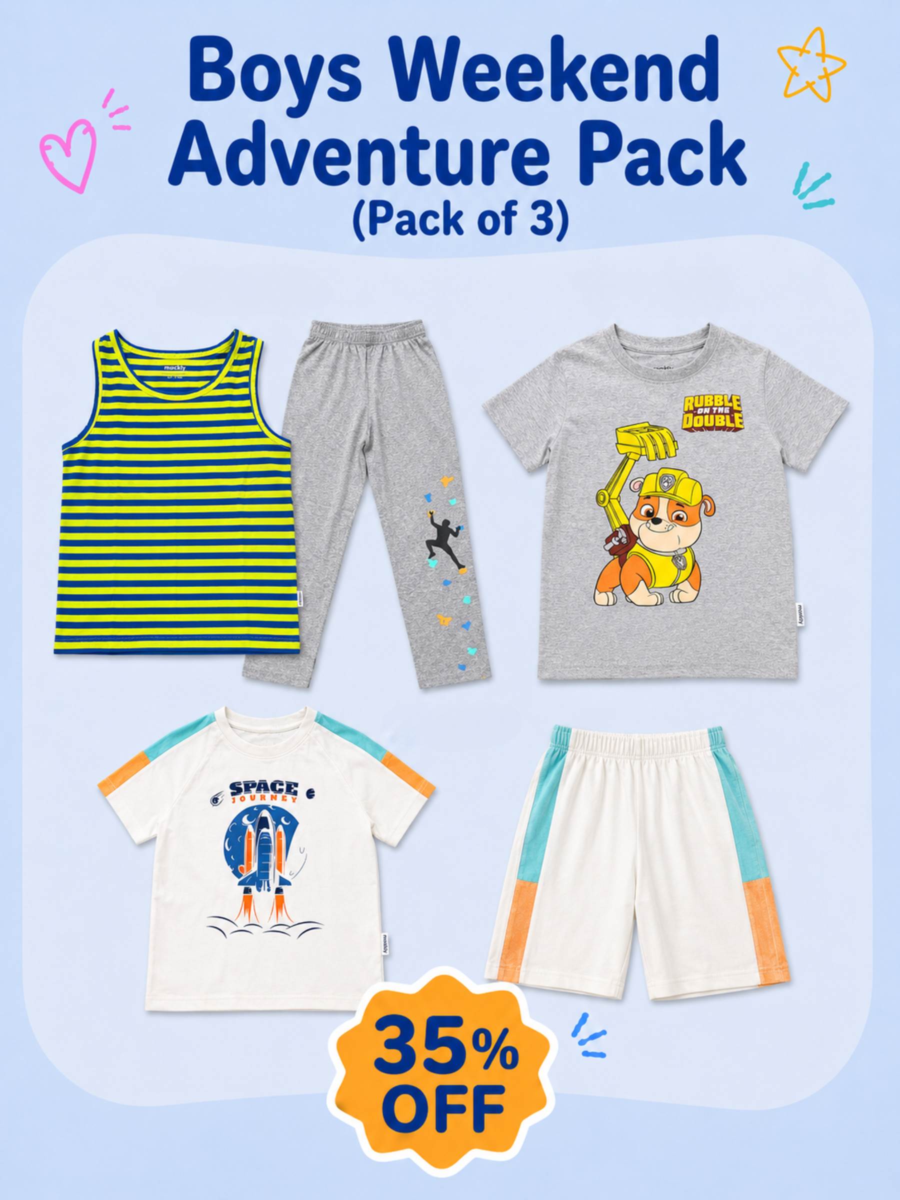 BOYS WEEKEND ADVENTURE PACK