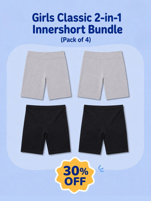 GIRLS CALSSIC 2-IN-1 INNERSHORT BUNDLE