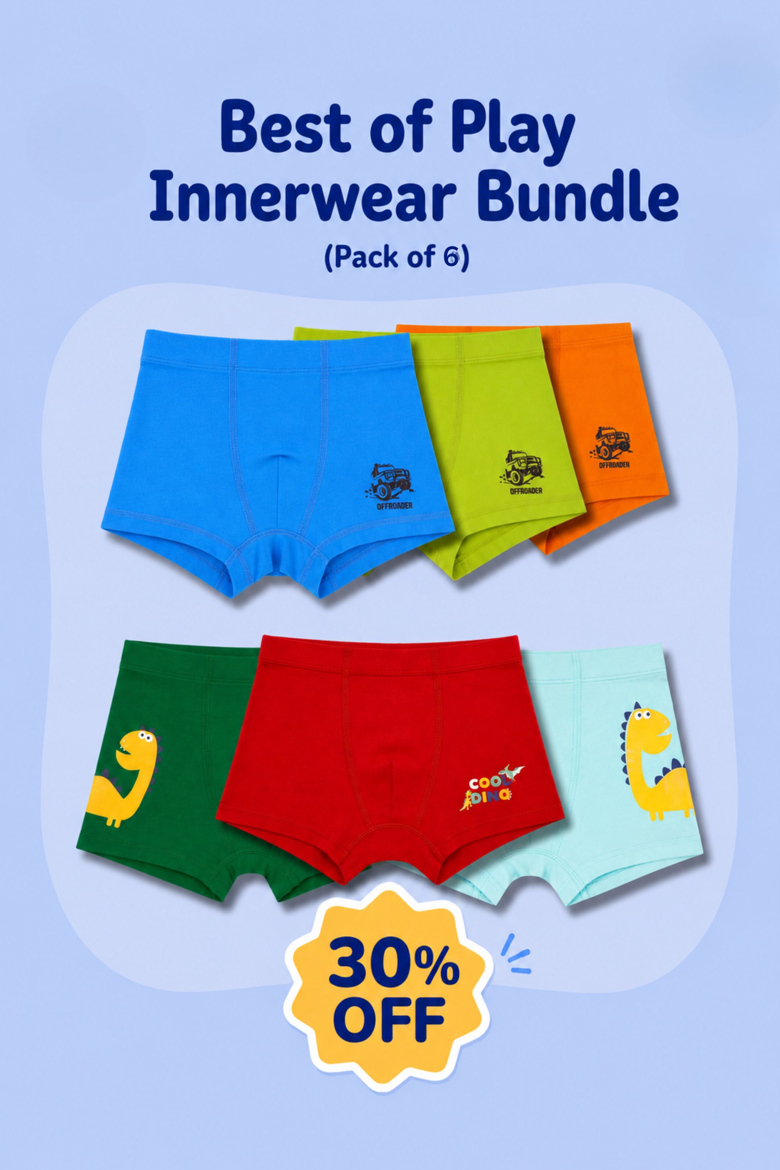 BEST OF PLAY INNERWEAR BUNDLE