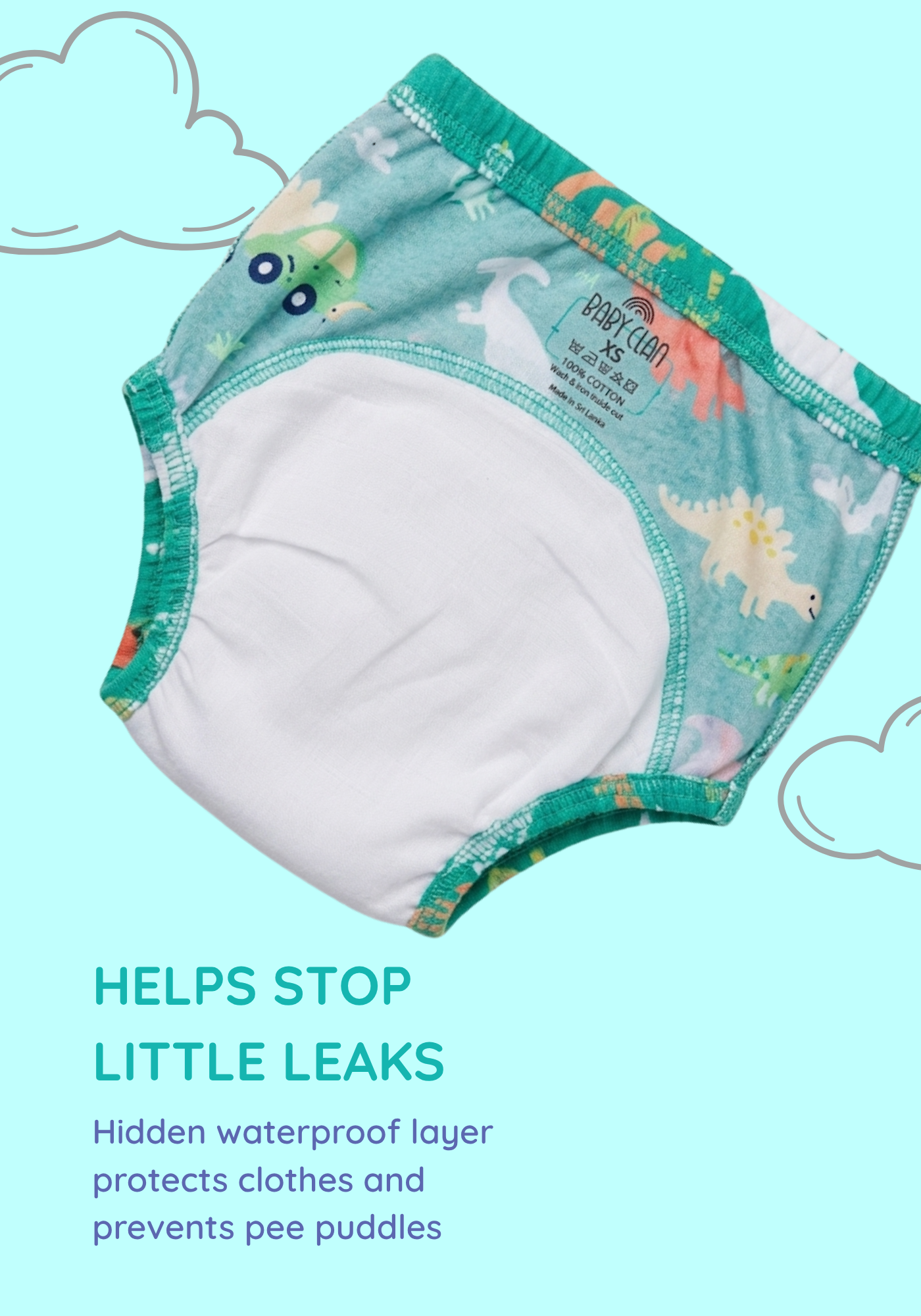 DINO POTTY TRAINING PANTY