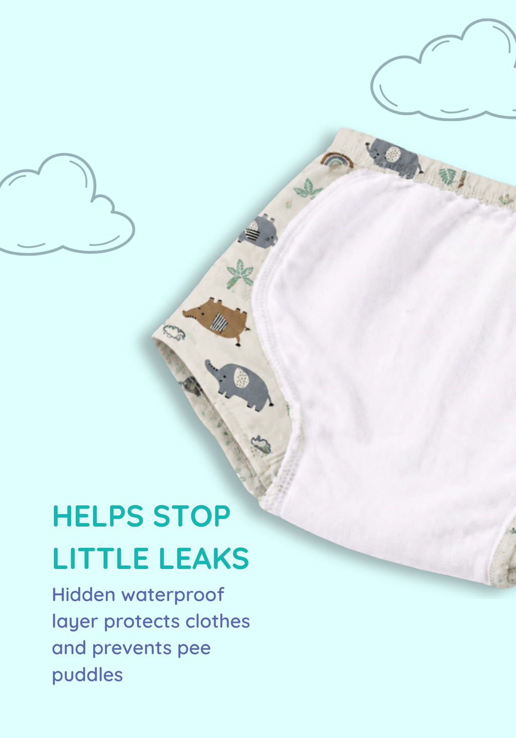 SAFARI POTTY TRAINING SHORT