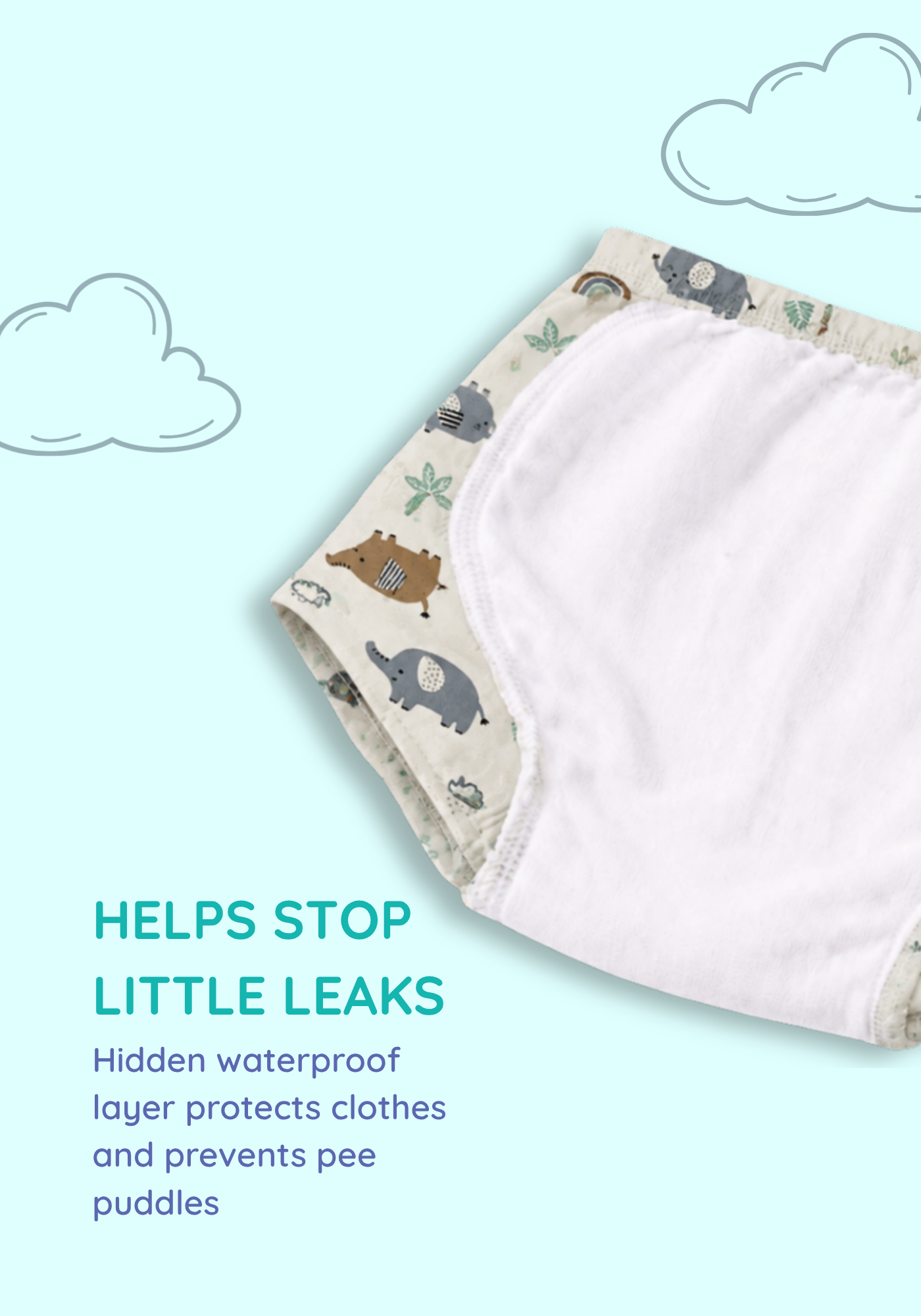 SAFARI POTTY TRAINING SHORT