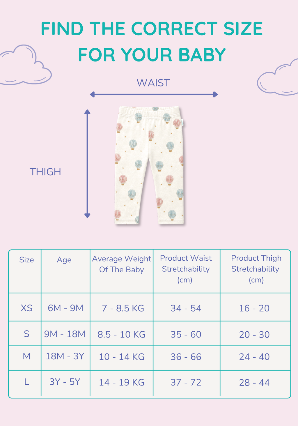 SKY BALLOON POTTY TRAINING PANT