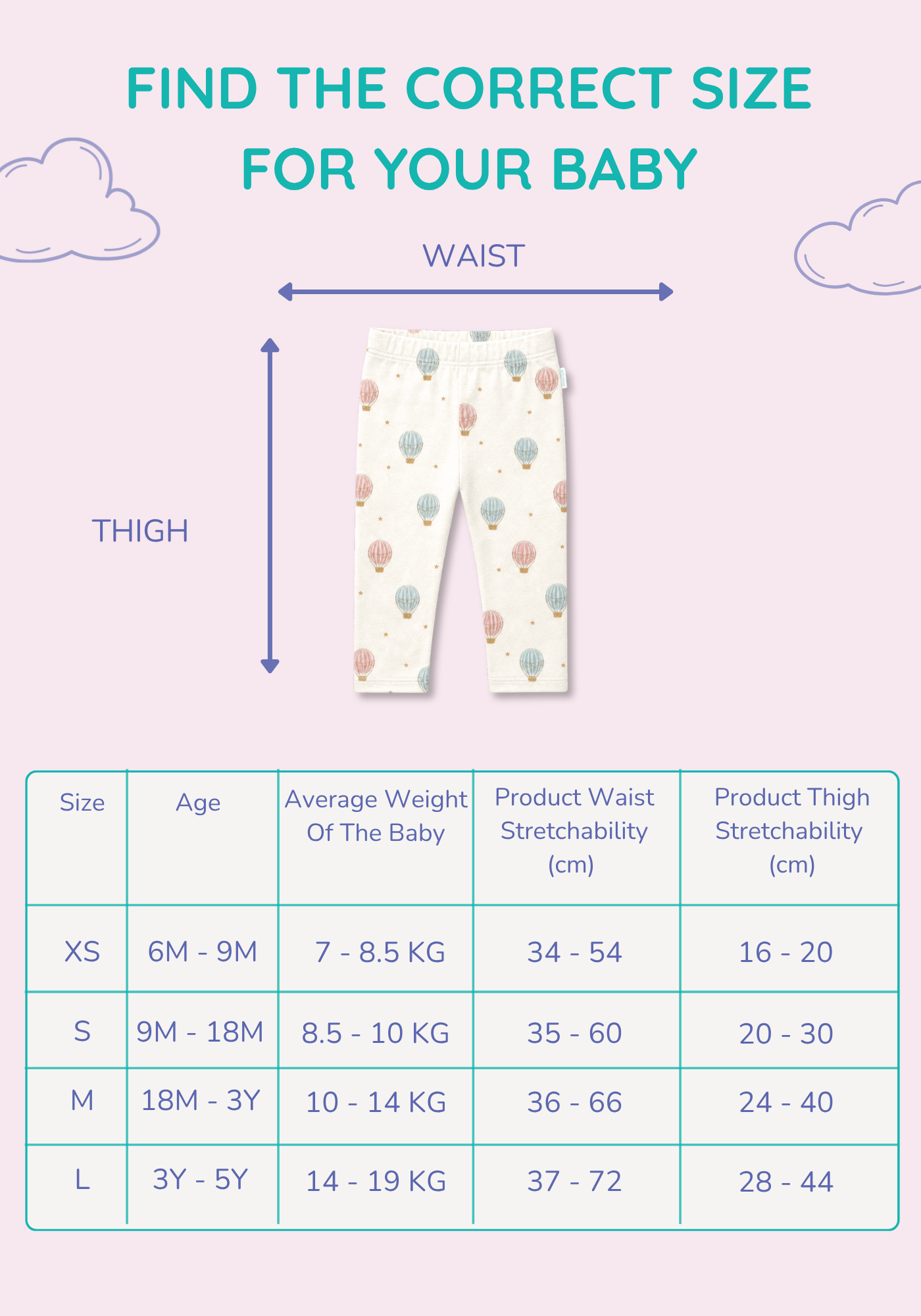 SKY BALLOON POTTY TRAINING PANT