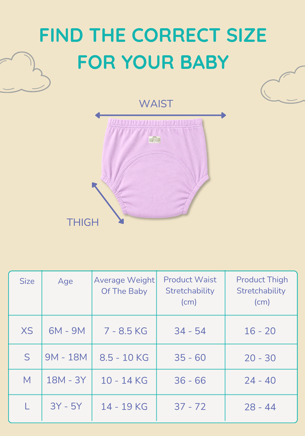 PURPLE POTTY TRAINING SHORT