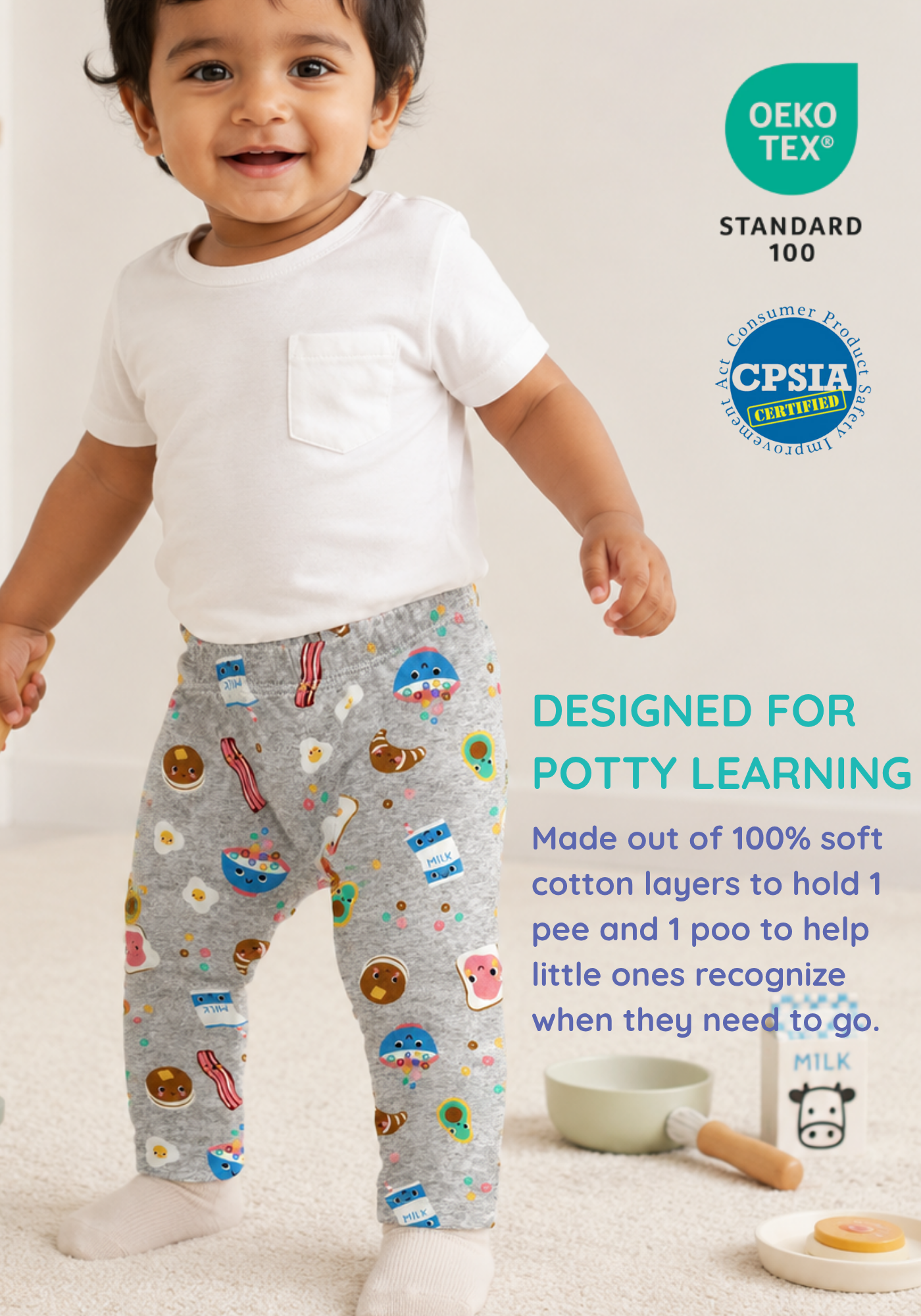 BREAKFAST FRIENDS POTTY TRAINING PANT
