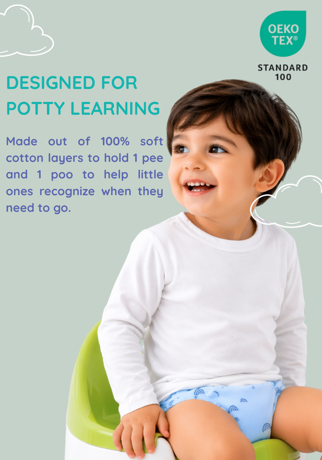 UNISEX - POTTY TRAINING PANTY - BABY CLAN
