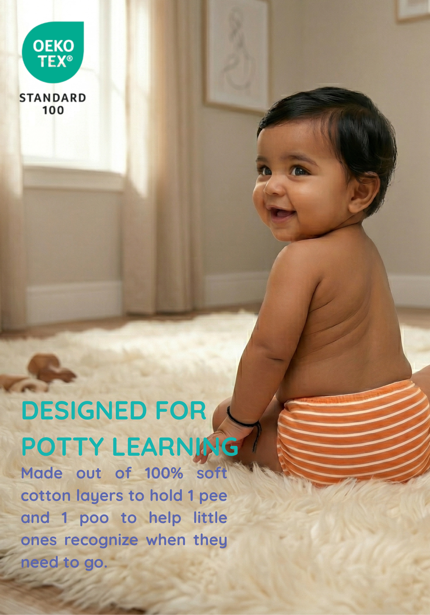 STRIPEE POTTY TRAINING PANTY