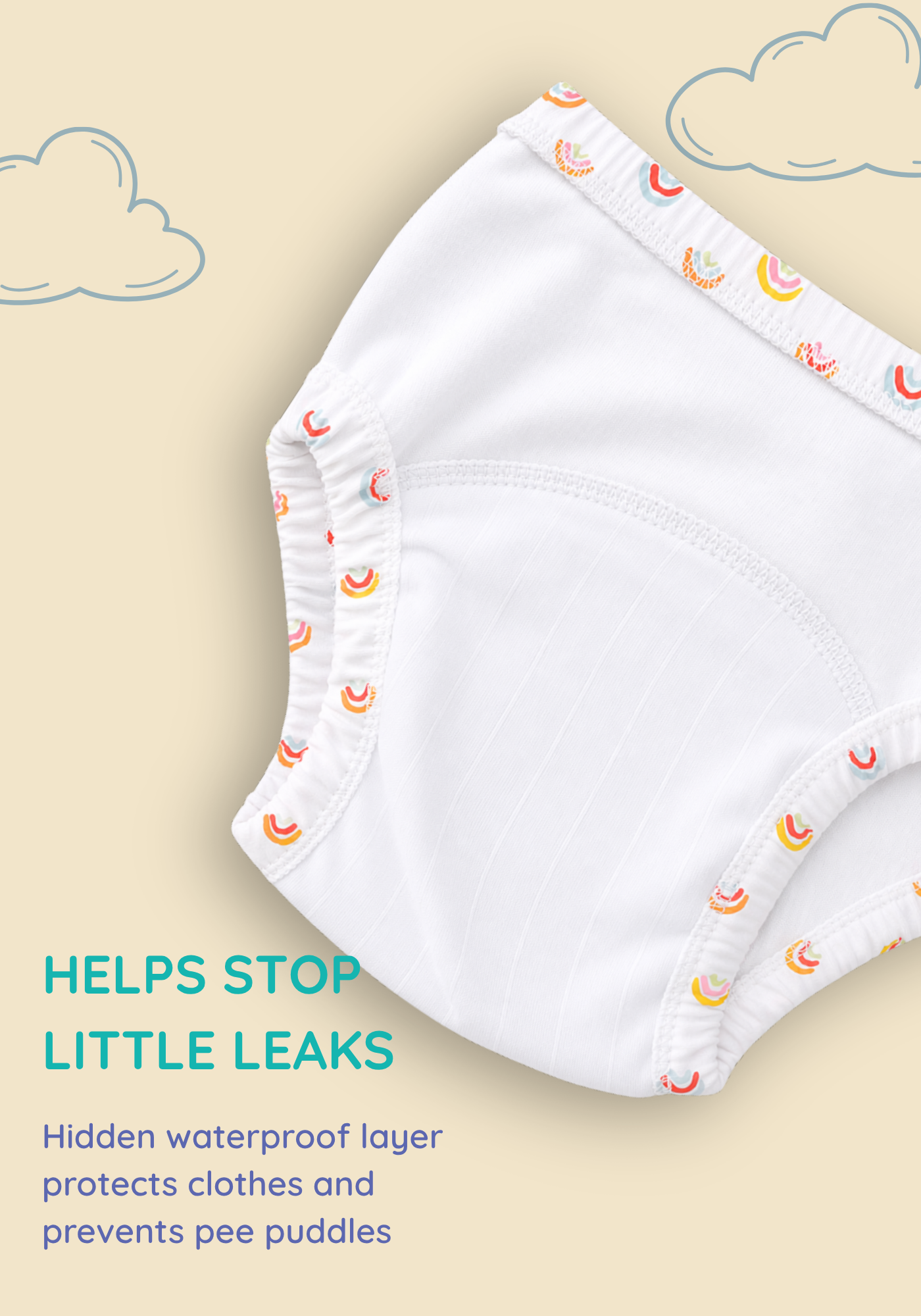 HAPPY RAINBOWS POTTY TRAINING PANTY