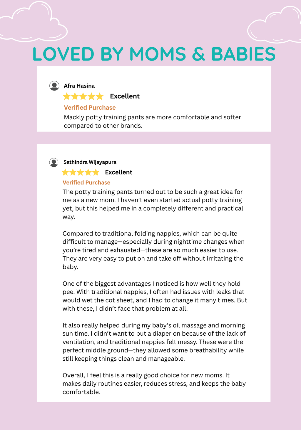 UNISEX - POTTY TRAINING PANTY - BABY CLAN