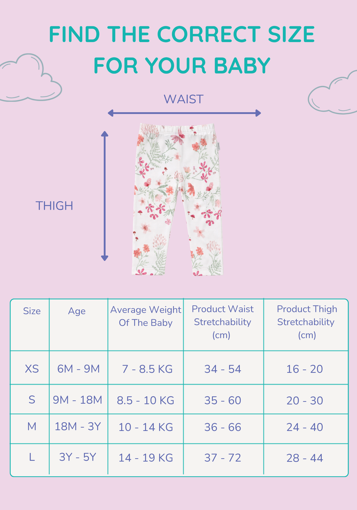 GIRLS BLOOMING POTTY TRAINING PANT