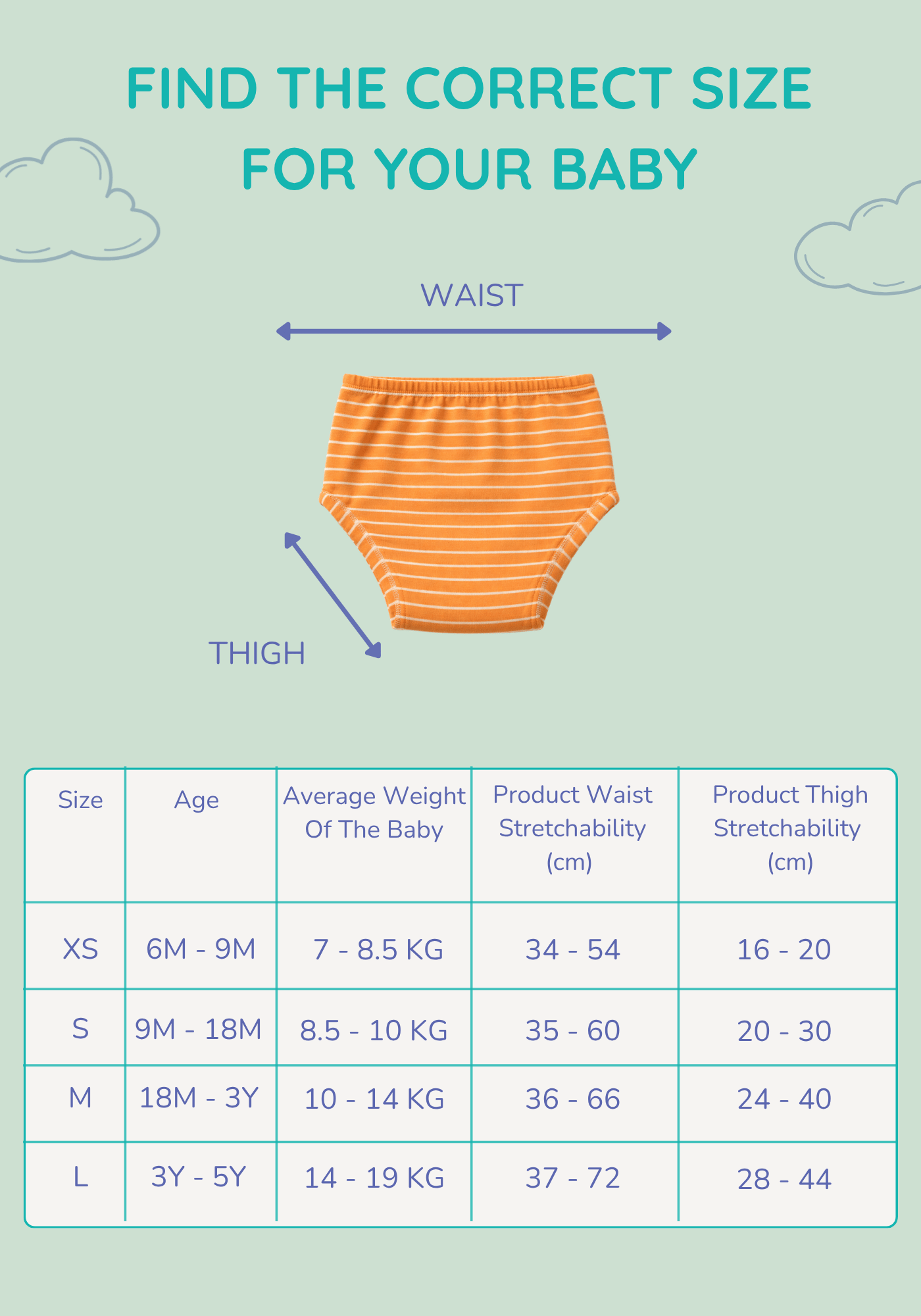 STRIPEE POTTY TRAINING PANTY