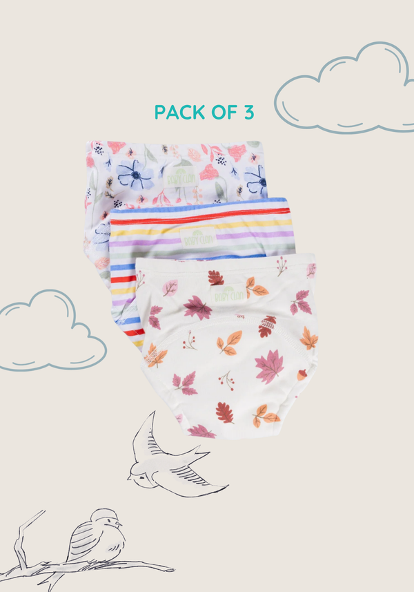 BUBBLY  POTTY TRAINING PANTY 3PACK