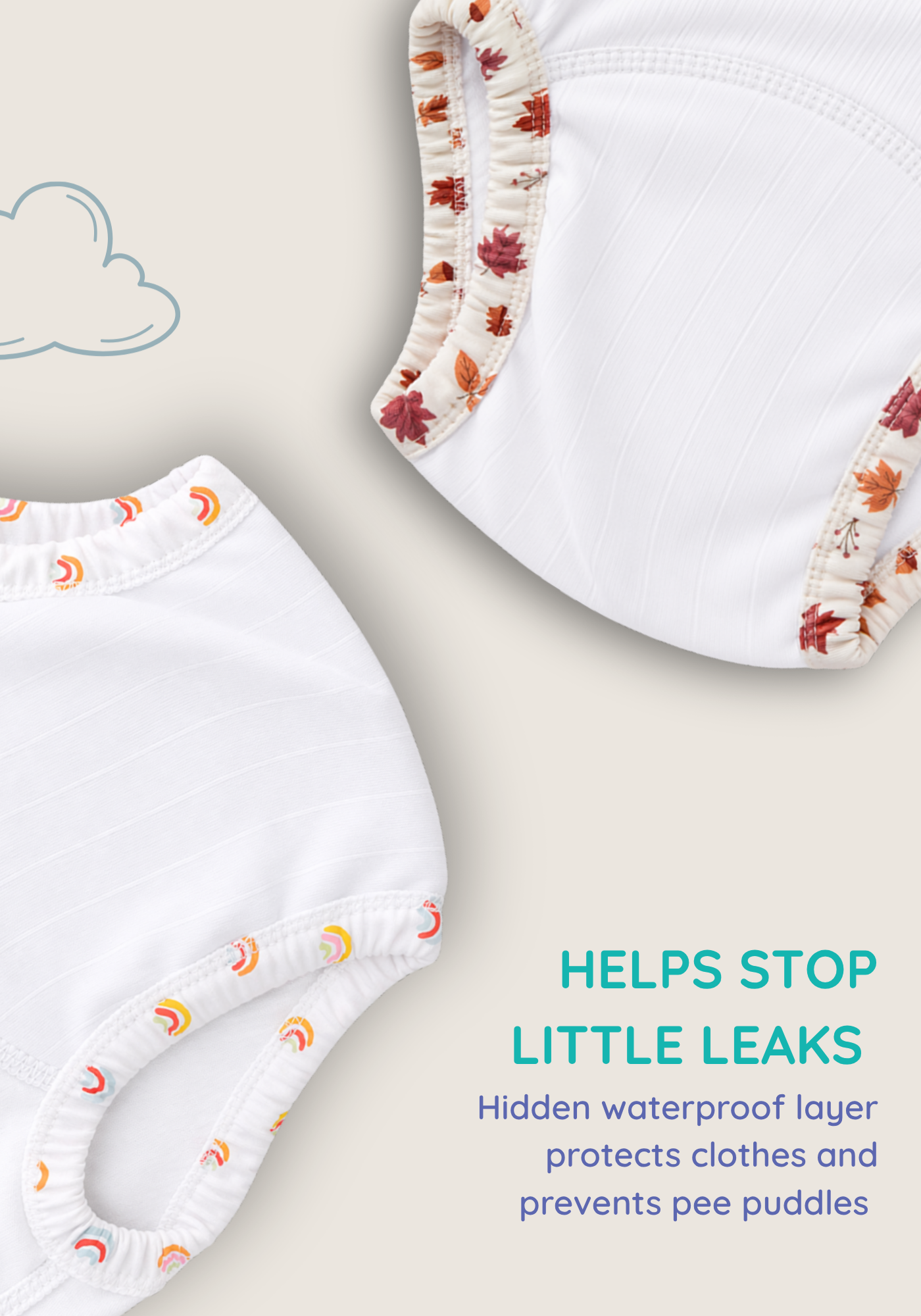 BUBBLY  POTTY TRAINING PANTY 3PACK