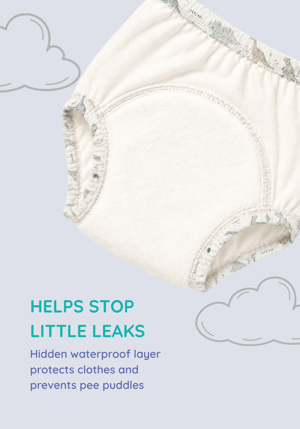 DINO WORLD POTTY TRAINING SHORT