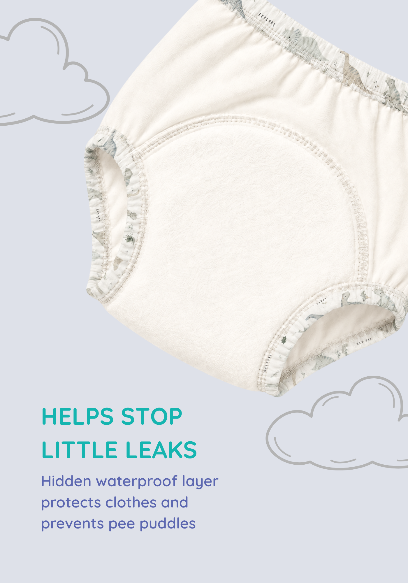 DINO WORLD POTTY TRAINING SHORT
