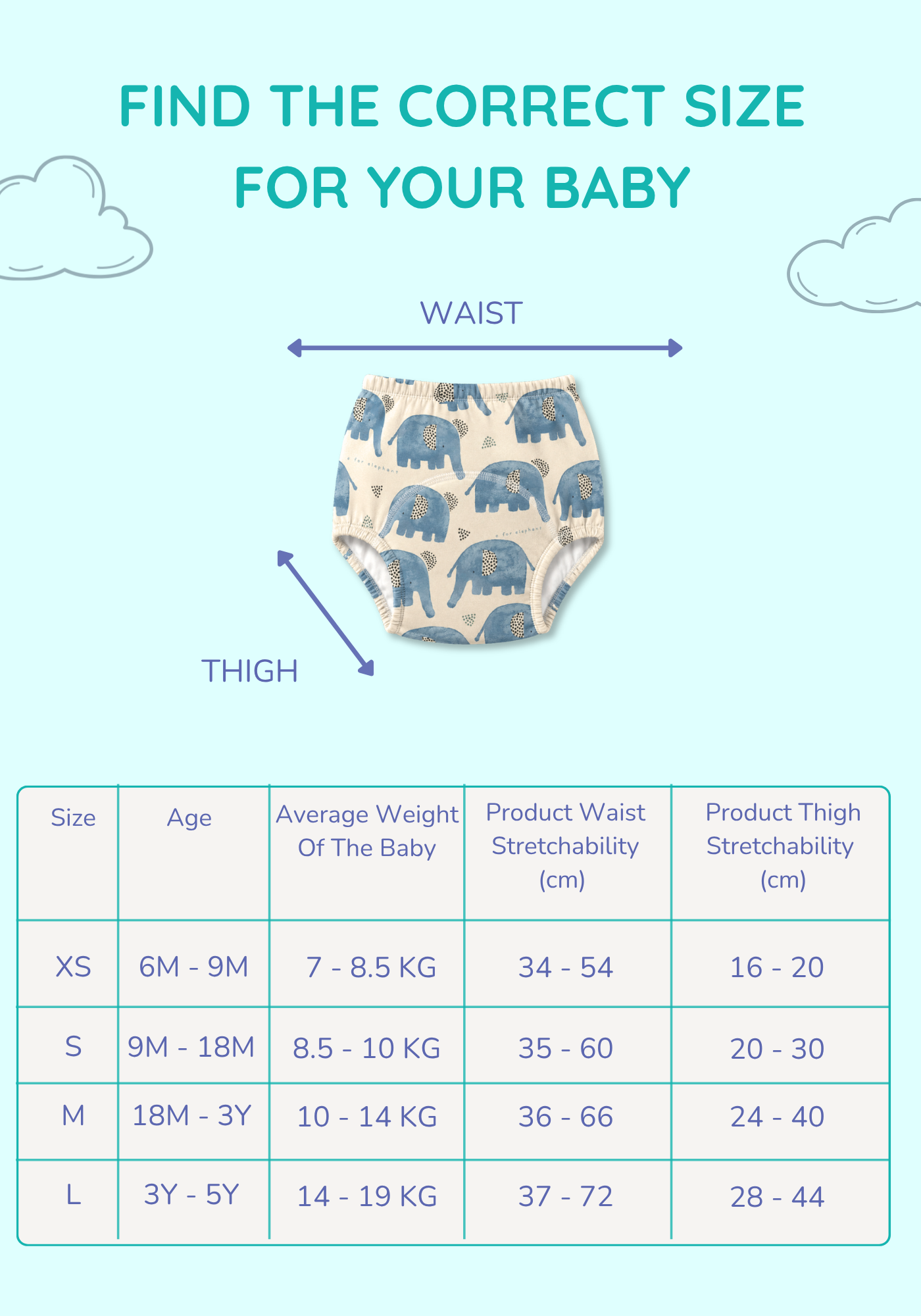 LITTLE SAFARI 3PK POTTY TRAINING PANTIES