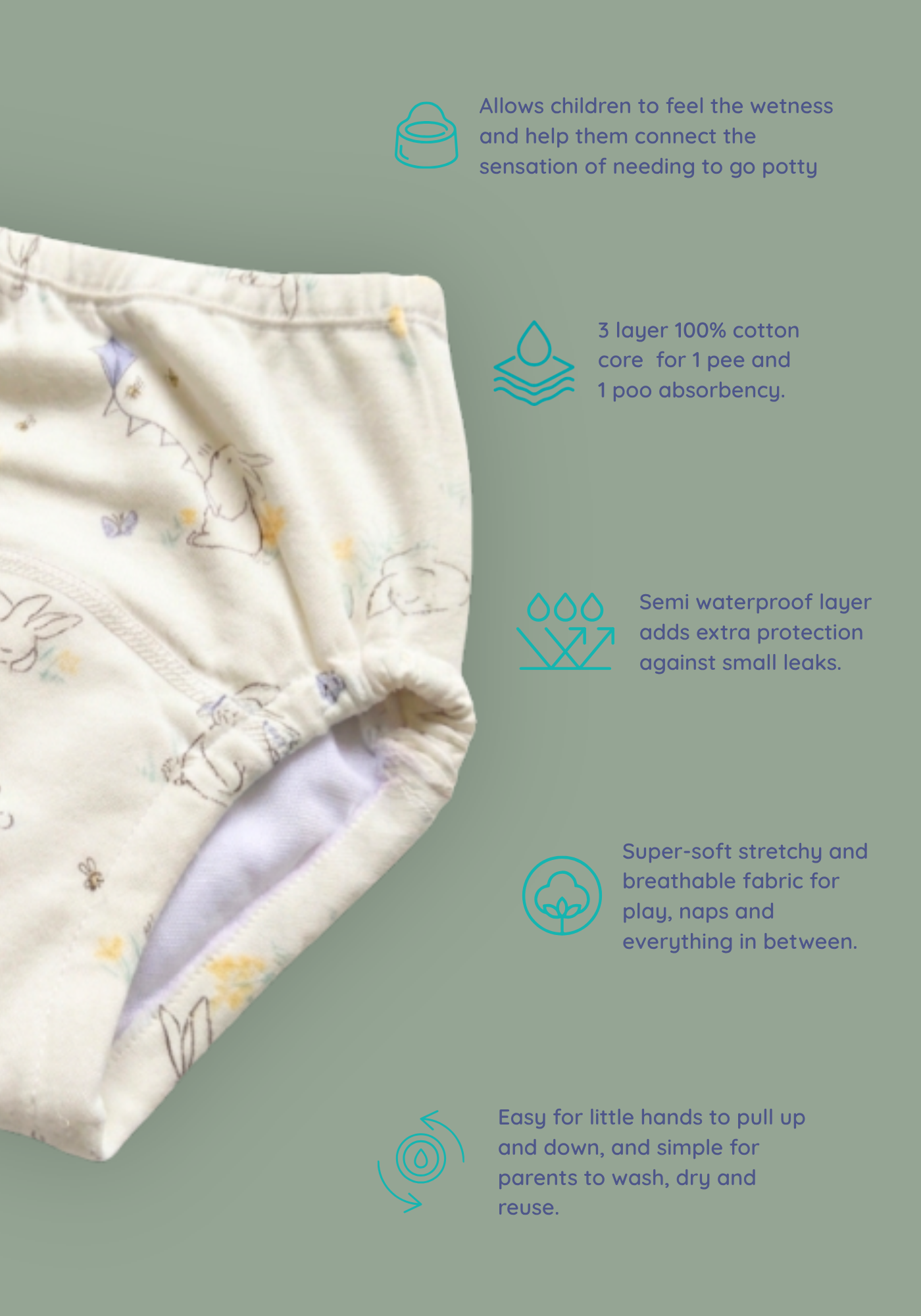 KIKKY POTTY TRAINING PANTY