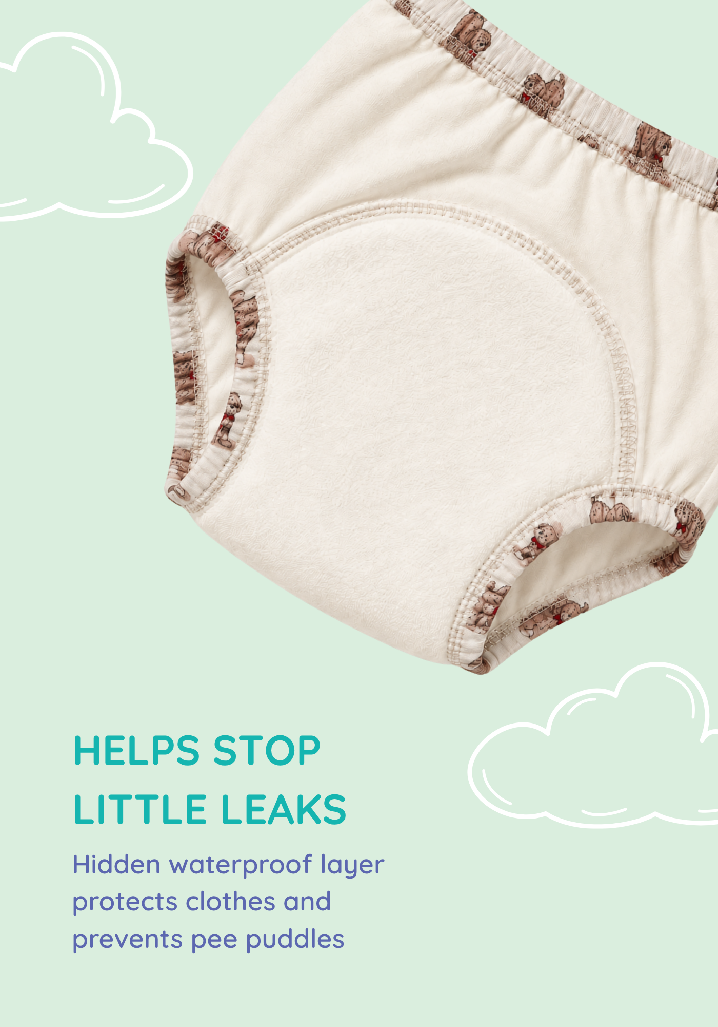 TINY TAILS 3 PACK POTTY TRAINING SHORTS