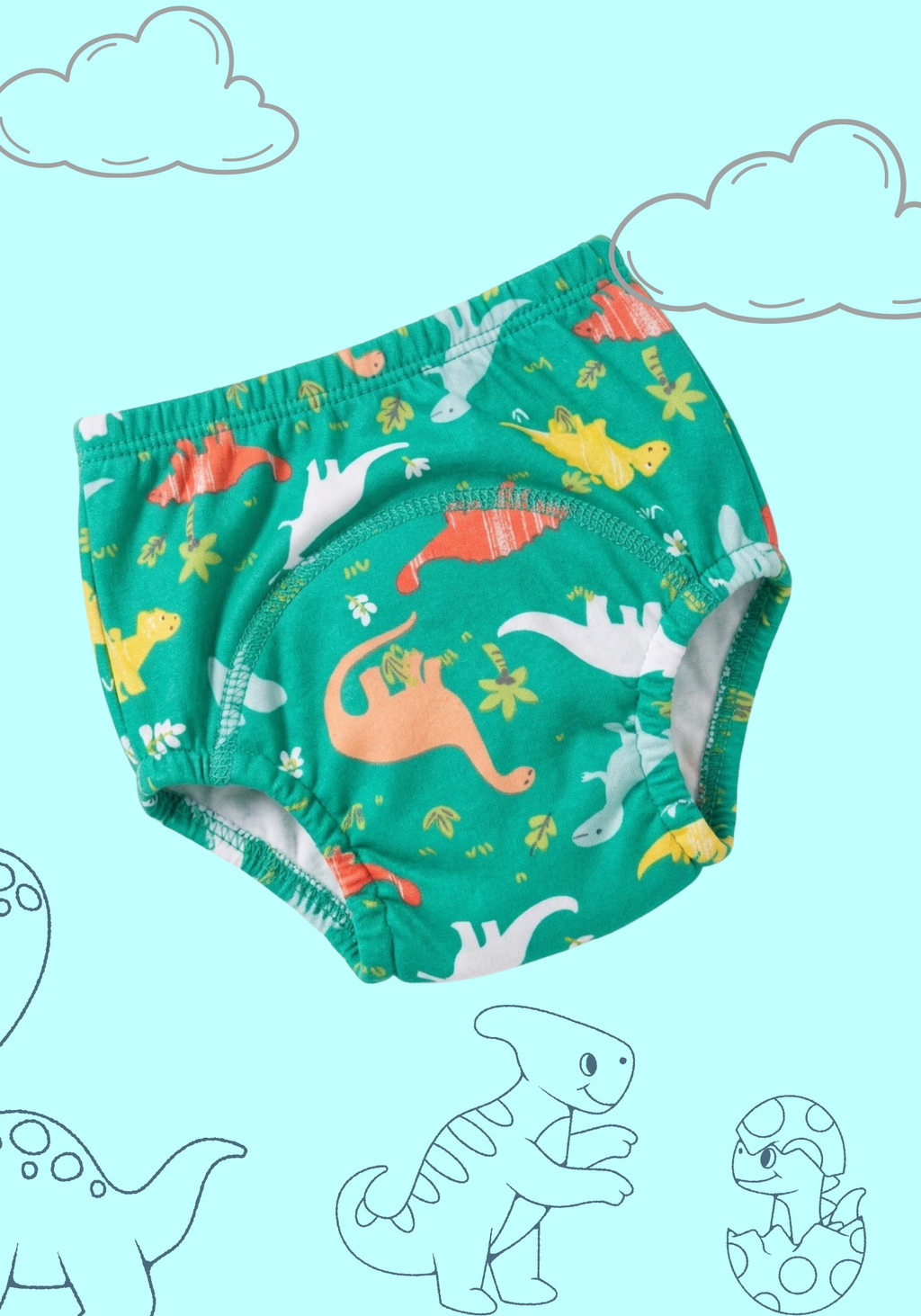 DINO POTTY TRAINING PANTY