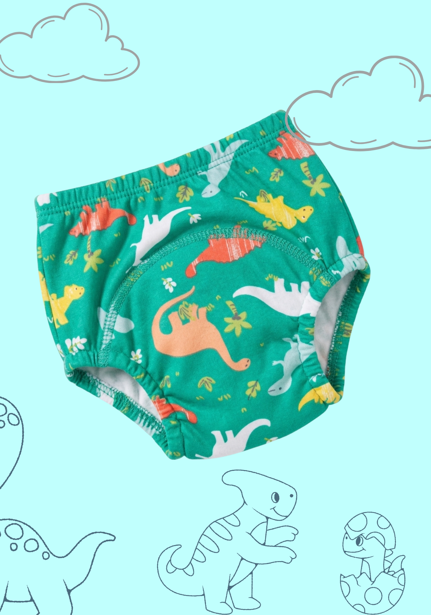 DINO POTTY TRAINING PANTY