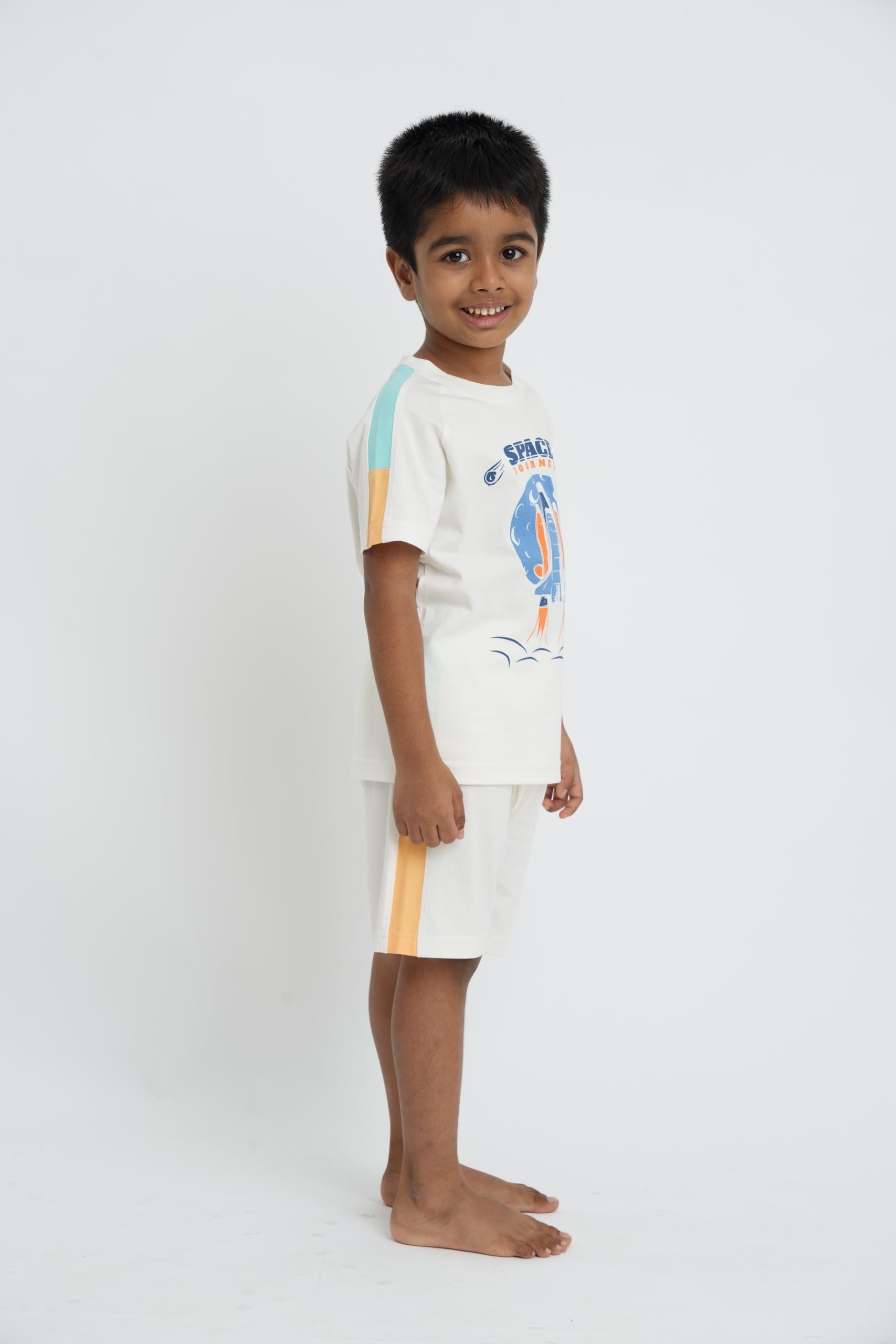 SPACE JOURNEY BOYS' PAJAMA SET